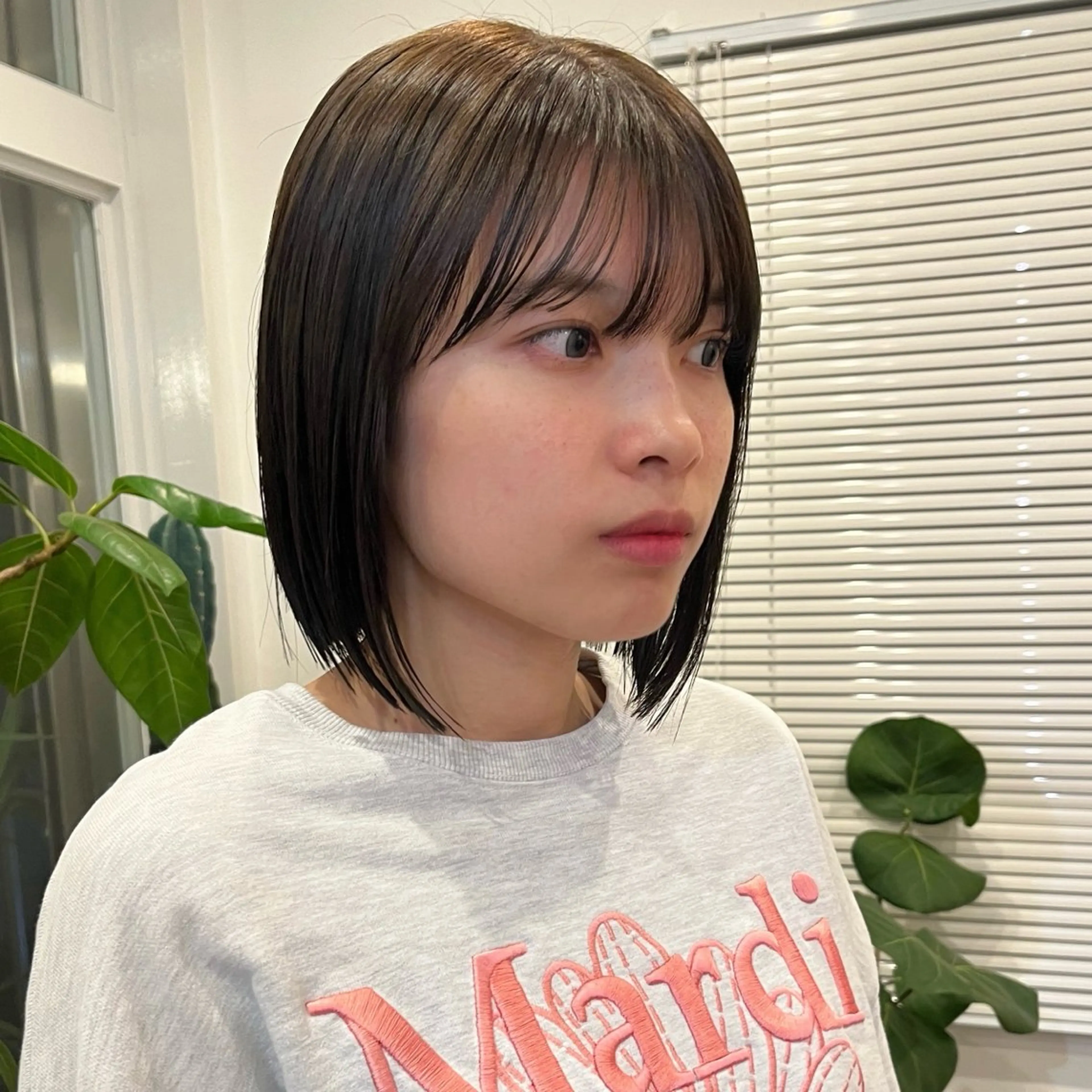 ショート カラー トリートメント カット 縮毛矯正 bon ami所属・NAO ꩜✧˖°.のヘアスタイル