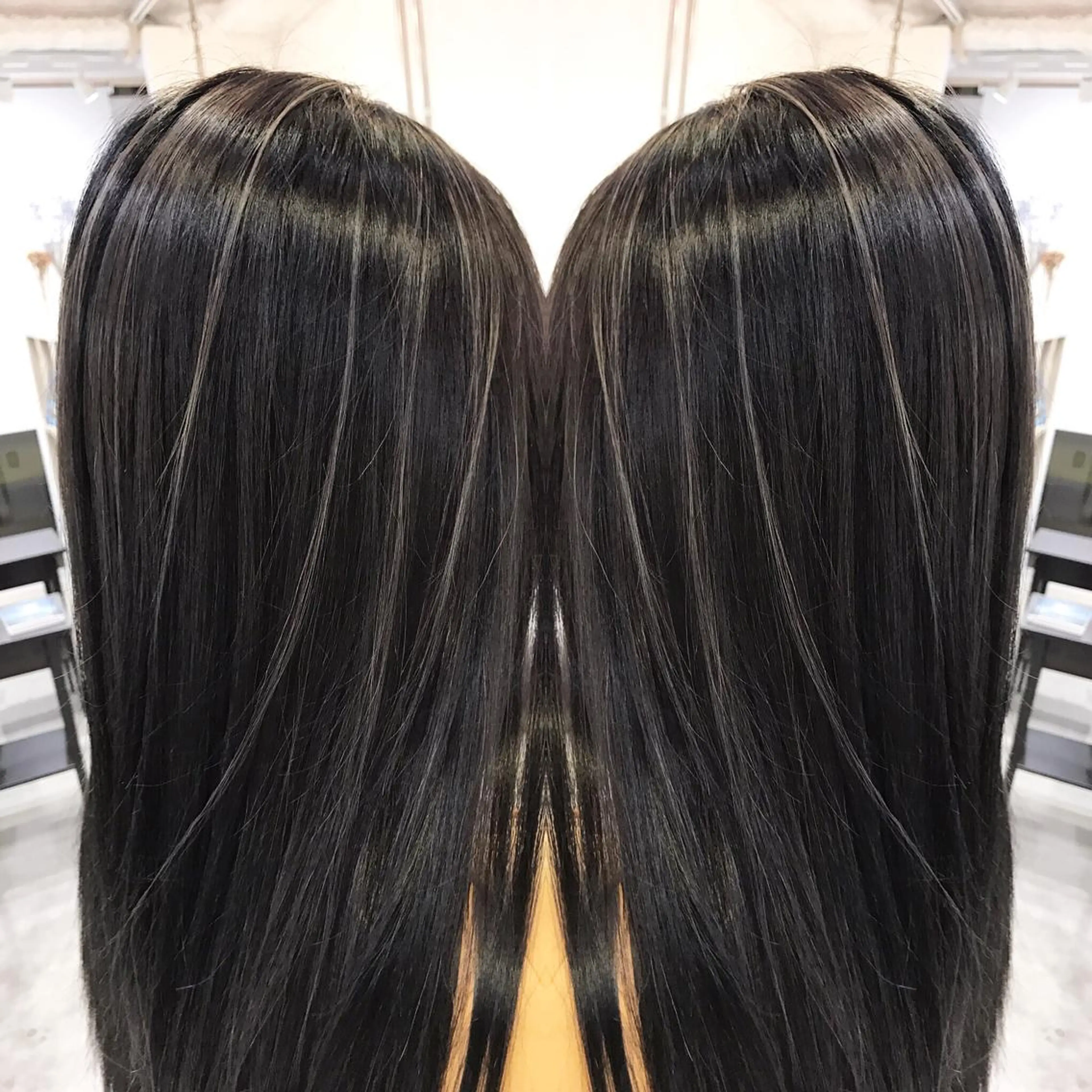 ロング カラー ヘアアレンジ ヘアカラー トリートメント BANK'S hair所属・💐ケラチン 髪質改善寺坂雄飛💐のヘアスタイル