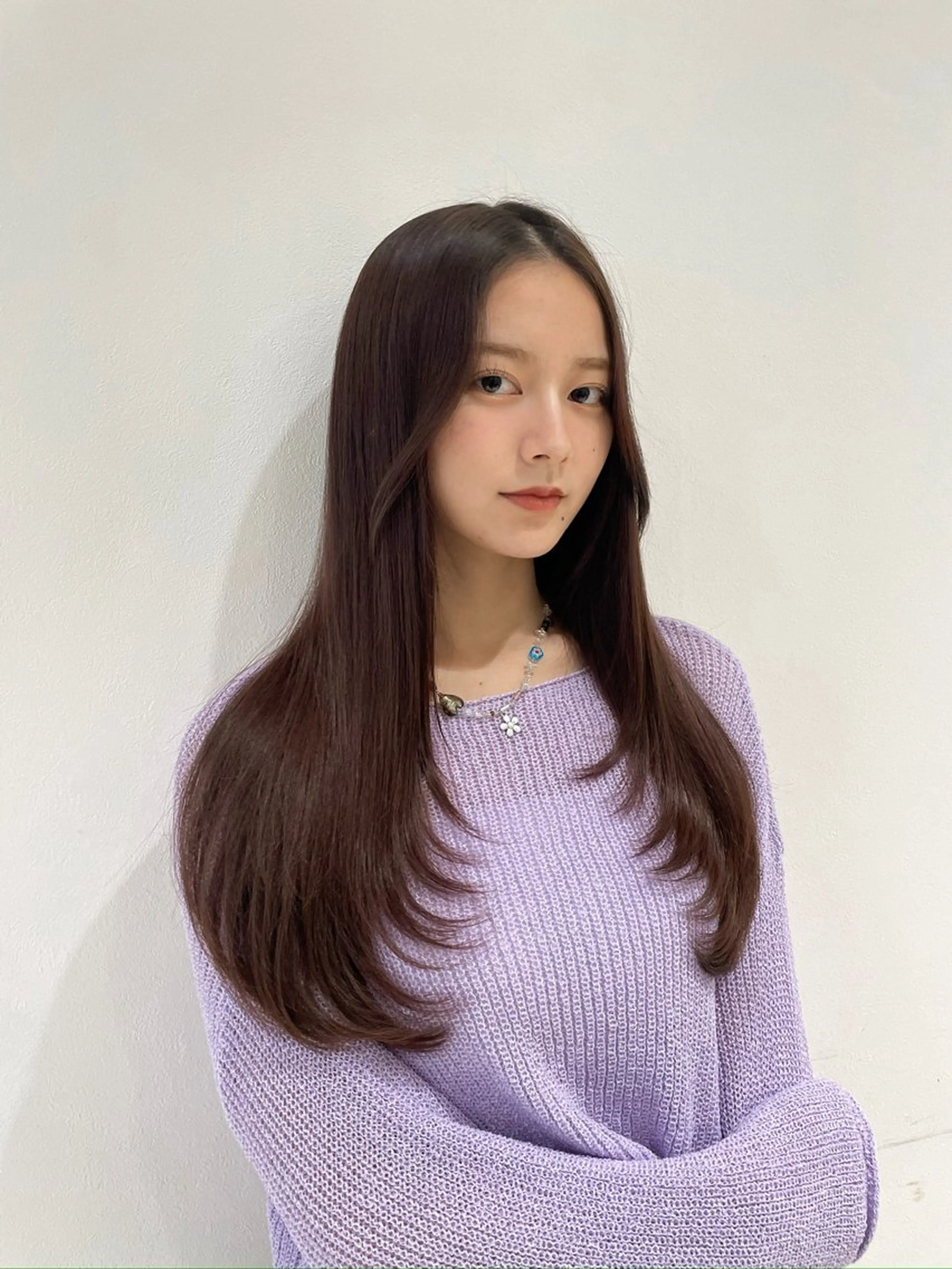 ロング 映える顔まわり/前髪 特化 💗 ユキマのヘアスタイル