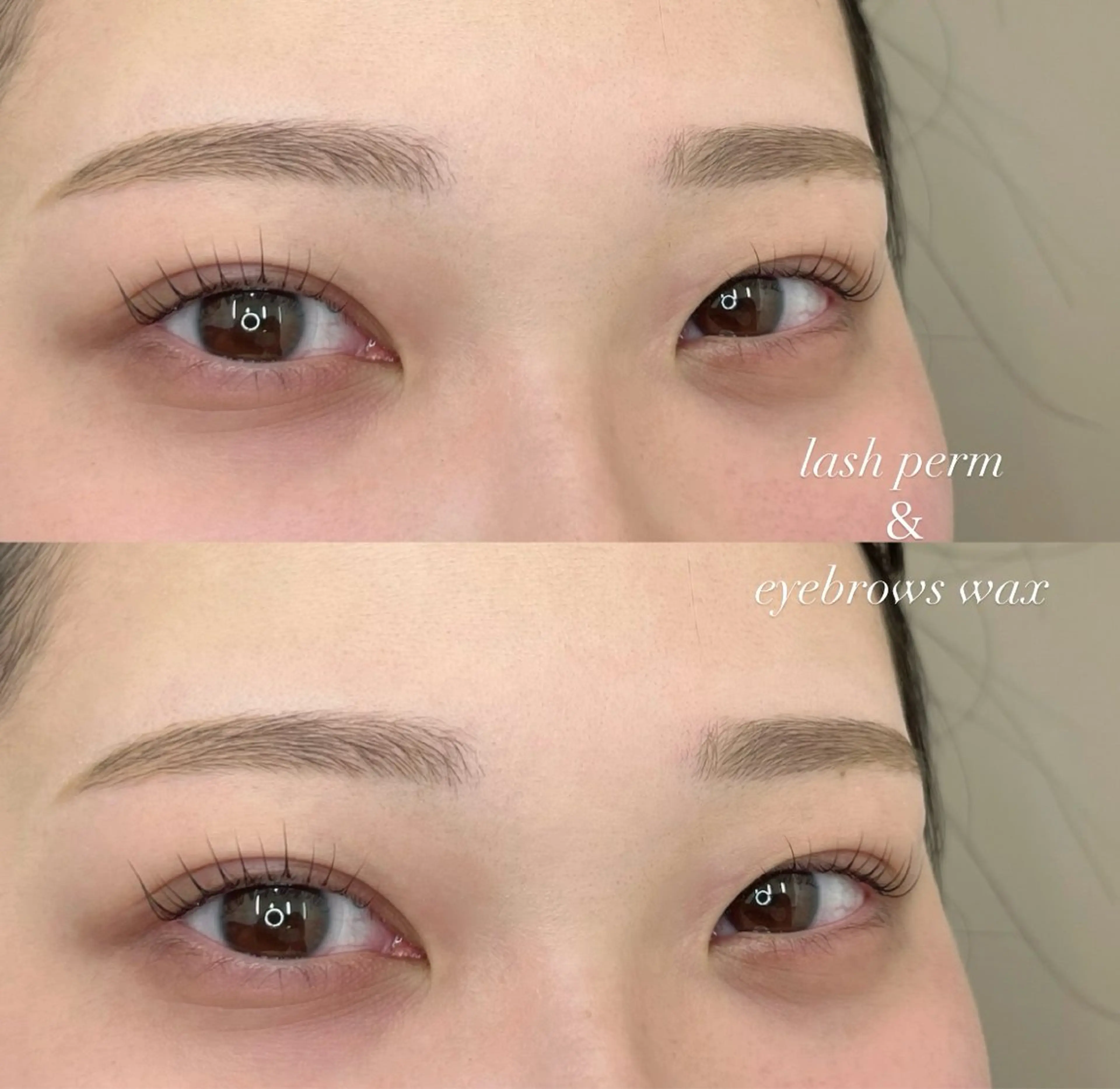 上まつ毛パーマ&美眉アイブロウwax💫💖の写真