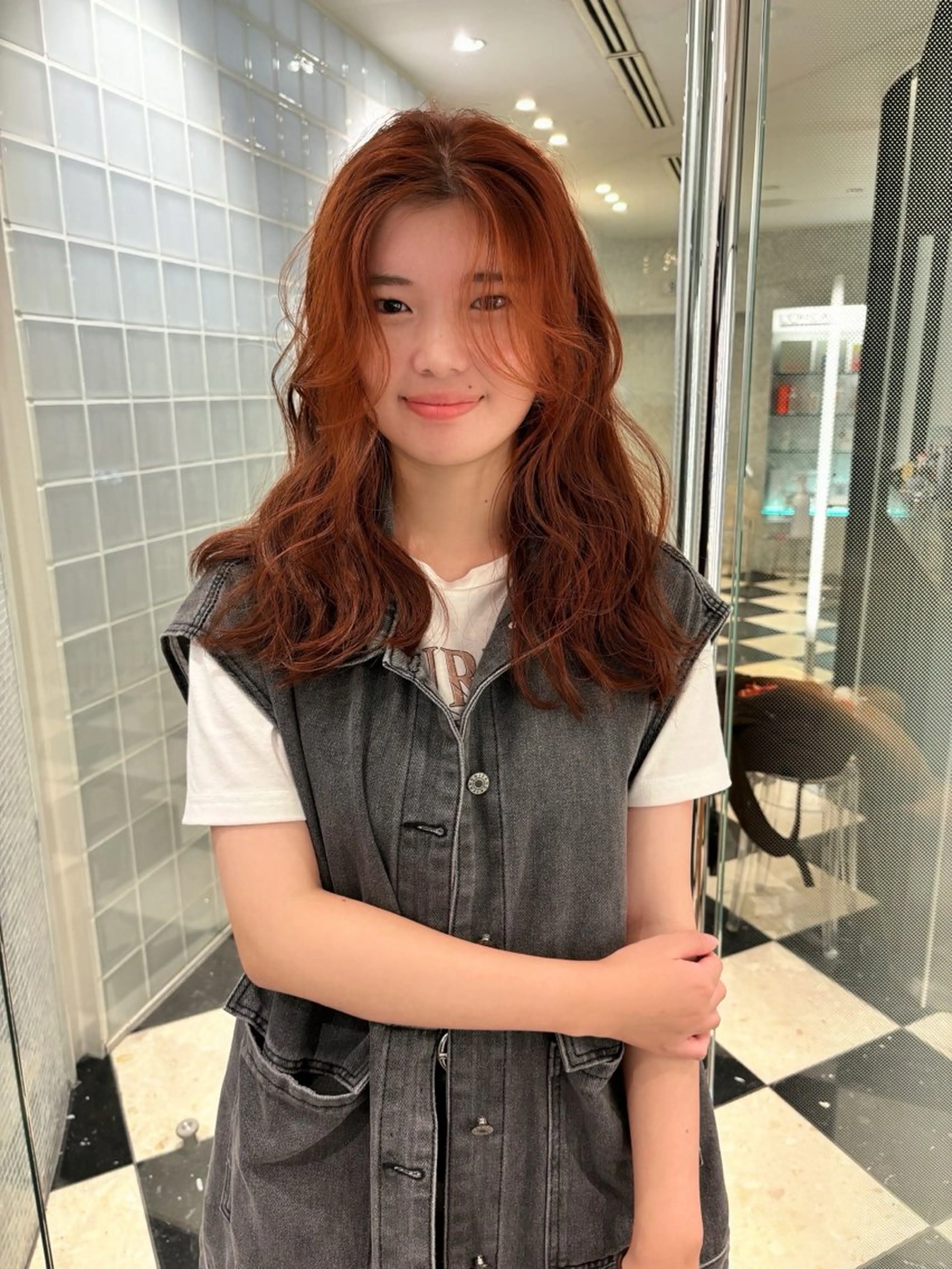 ワンカラー+2STEP KERASTASEトリートメントの写真