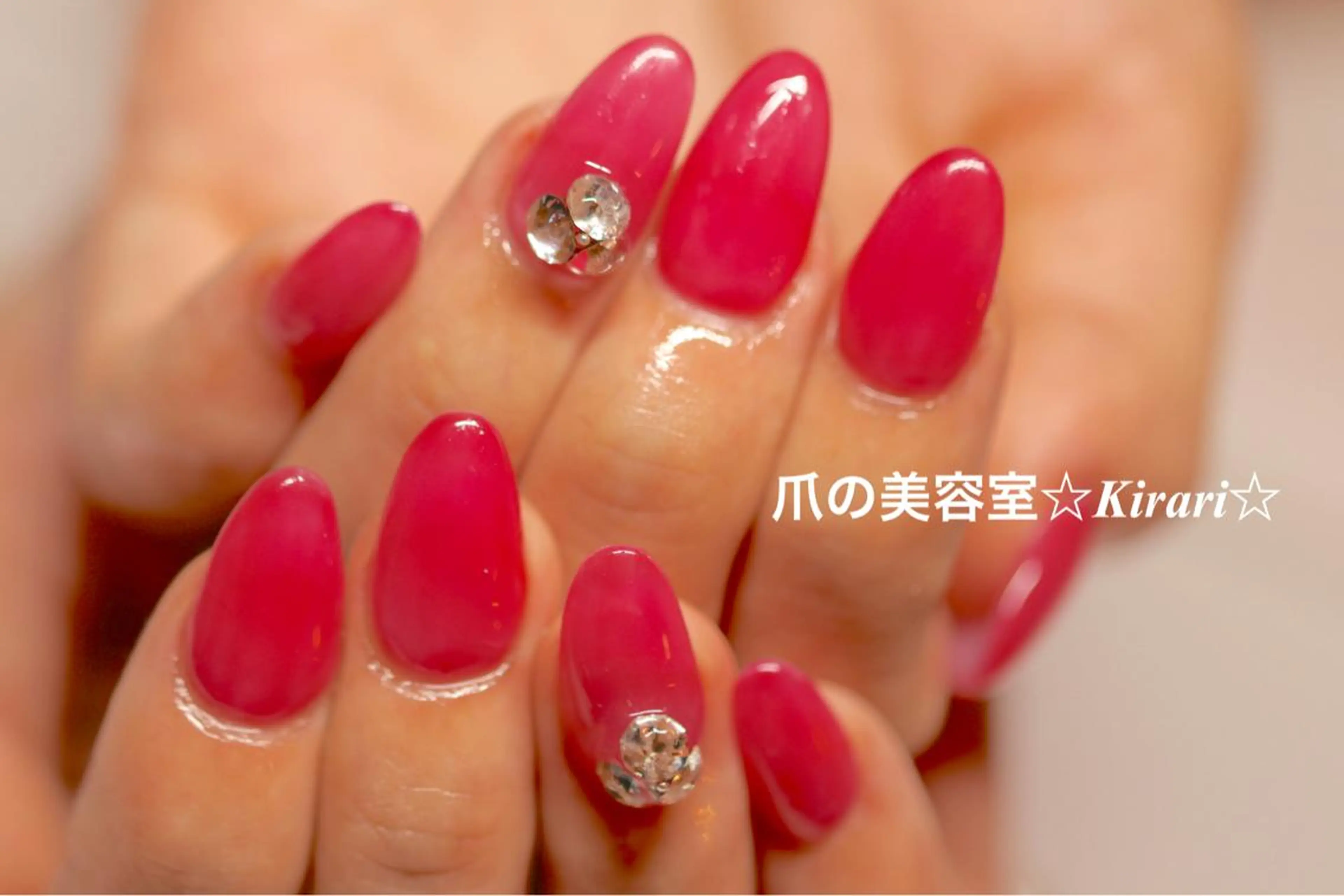 ネイル ジェルネイル スカルプネイル シンプルネイル ストーンネイル Nail &Beauty Salon ☆Kirari☆所属・ビューティサロン ☆Kirari☆のネイルデザイン