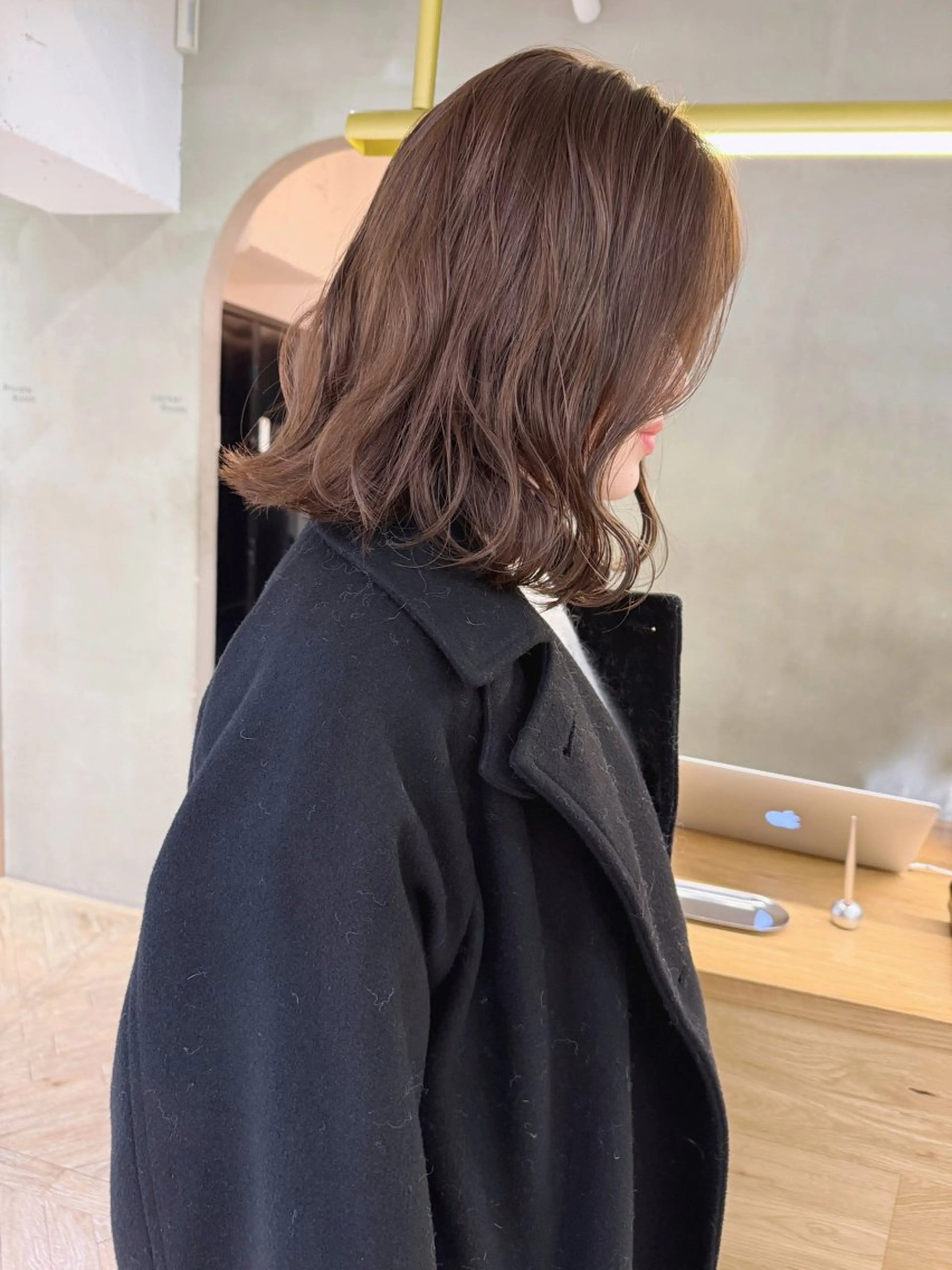 ミディアム 🤍LOREN エリコ🌈のヘアスタイル