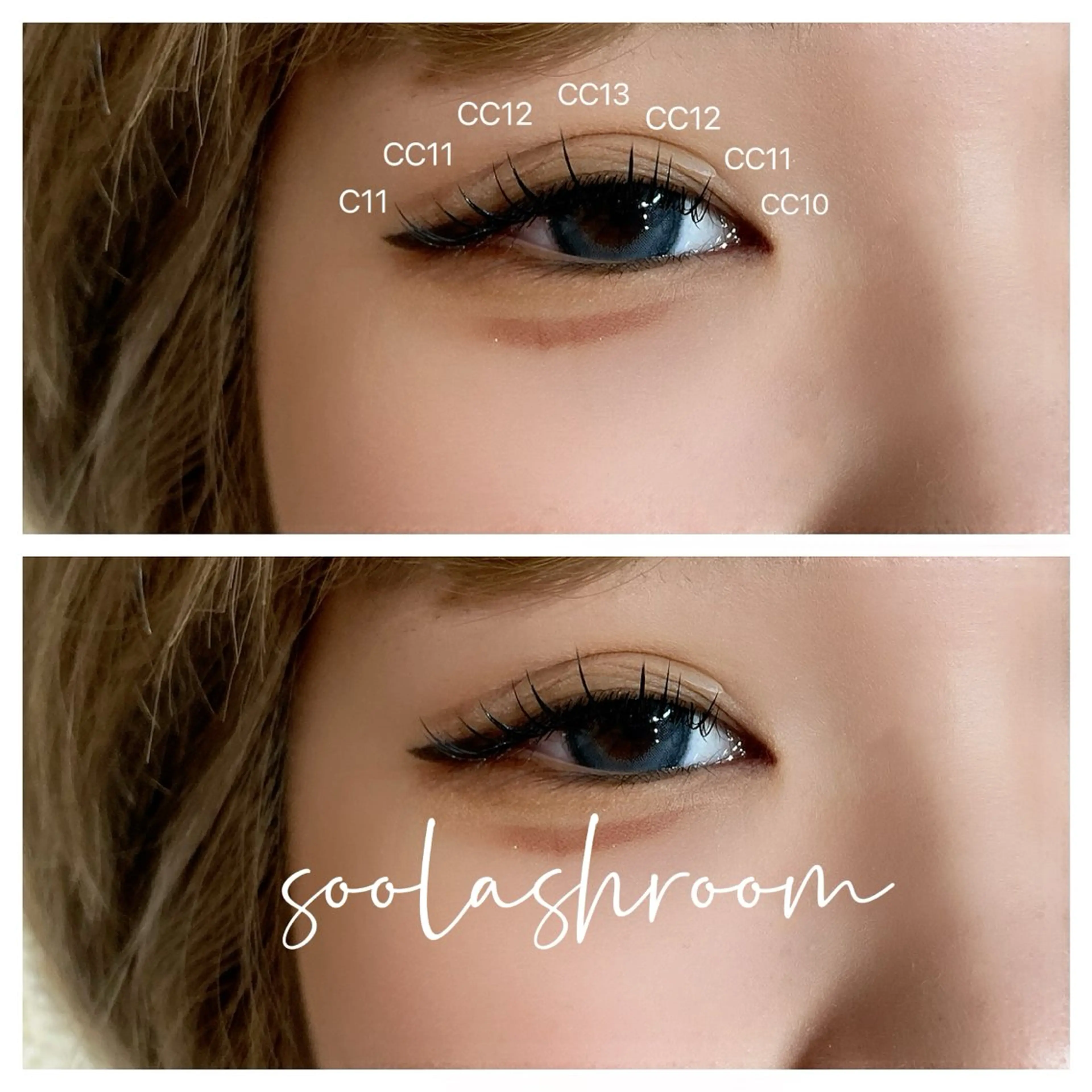 マツエク・マツパ フラットラッシュ soo lash room Kanaeのマツエク・マツパデザイン