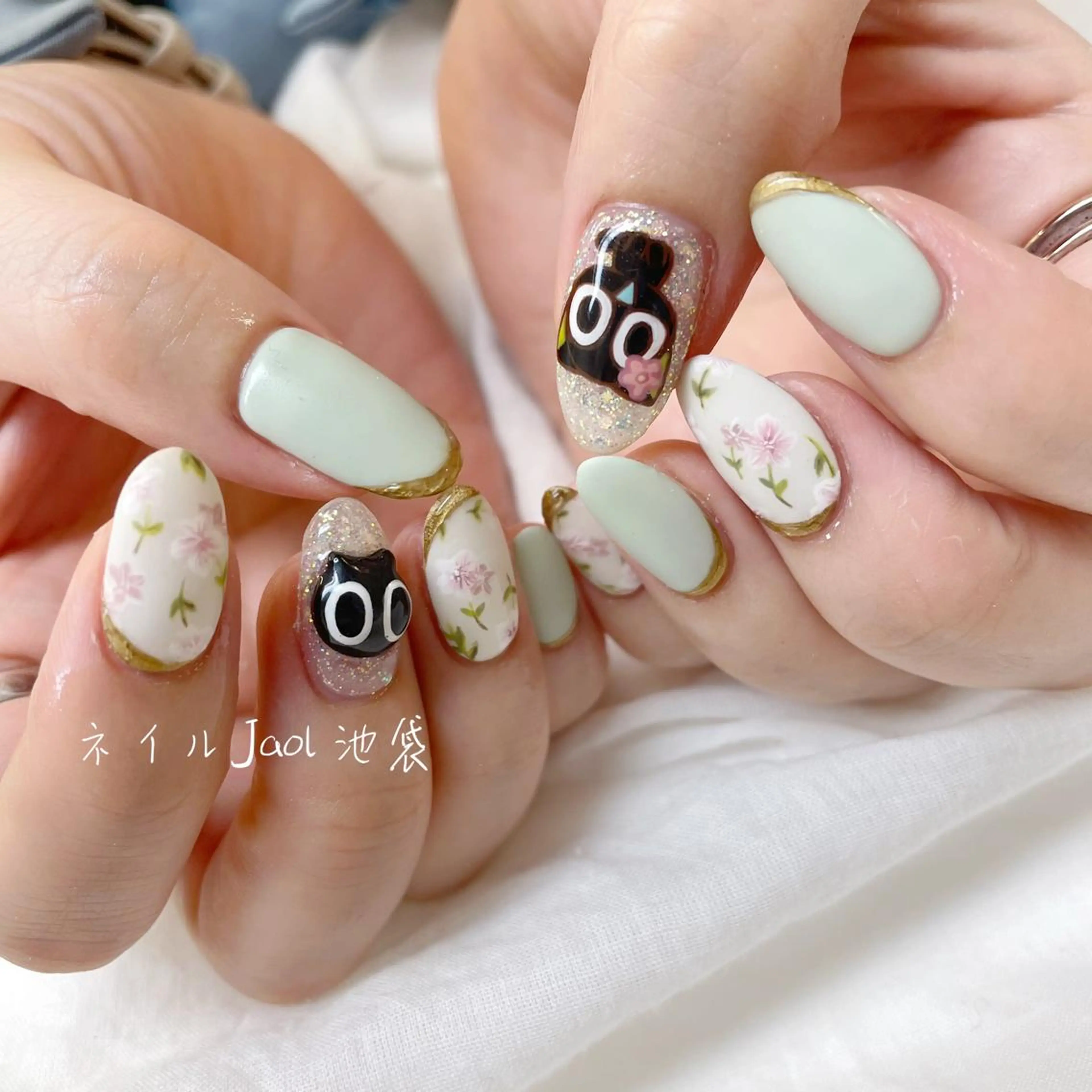 ミディアム nail jaol池袋店所属・ネイルJaol 池袋のネイルデザイン