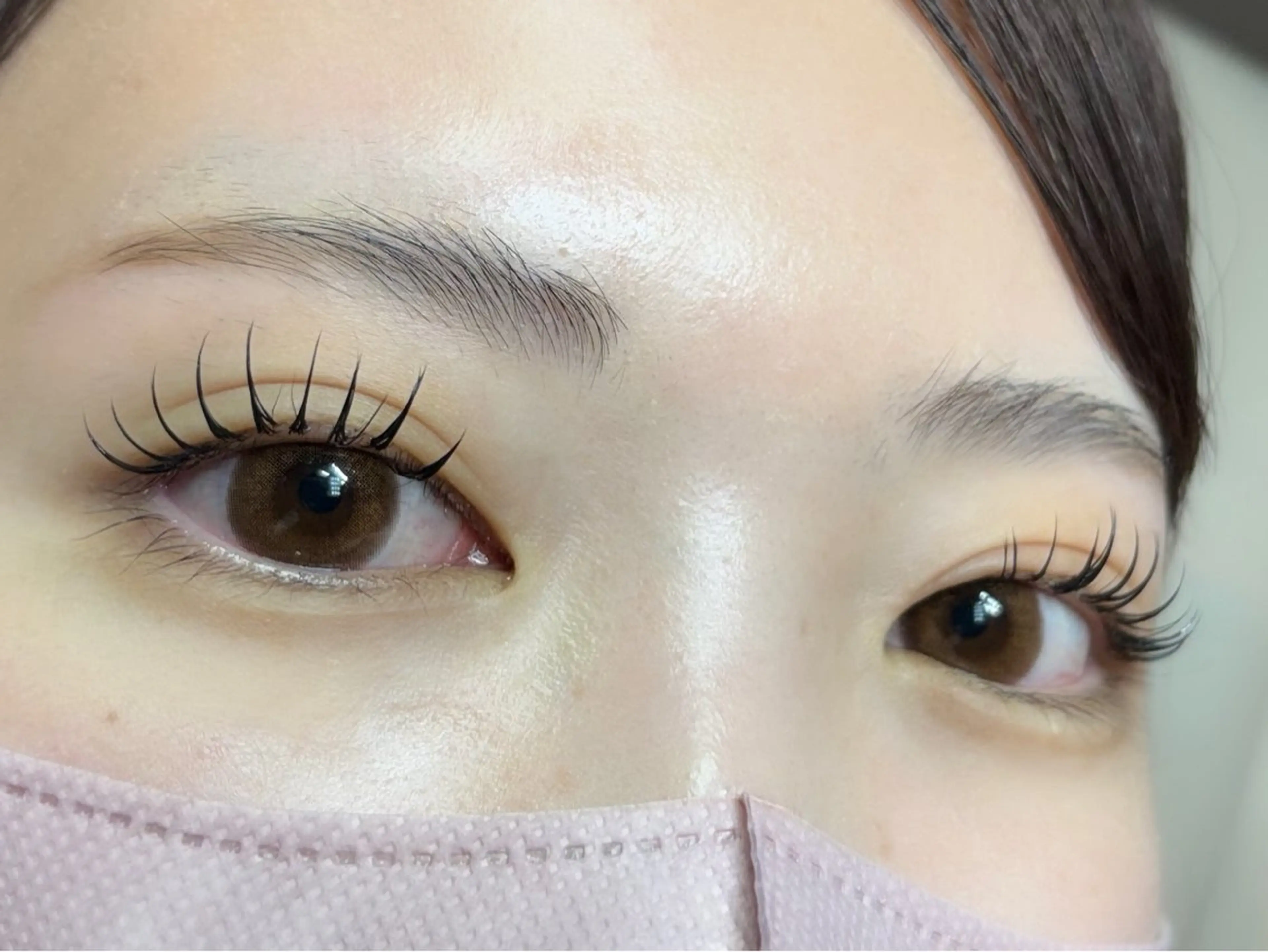 💎＆Healthy 100本💎《SNSで話題の最新技法エクステ×パーマでお目元パッチリ》の写真