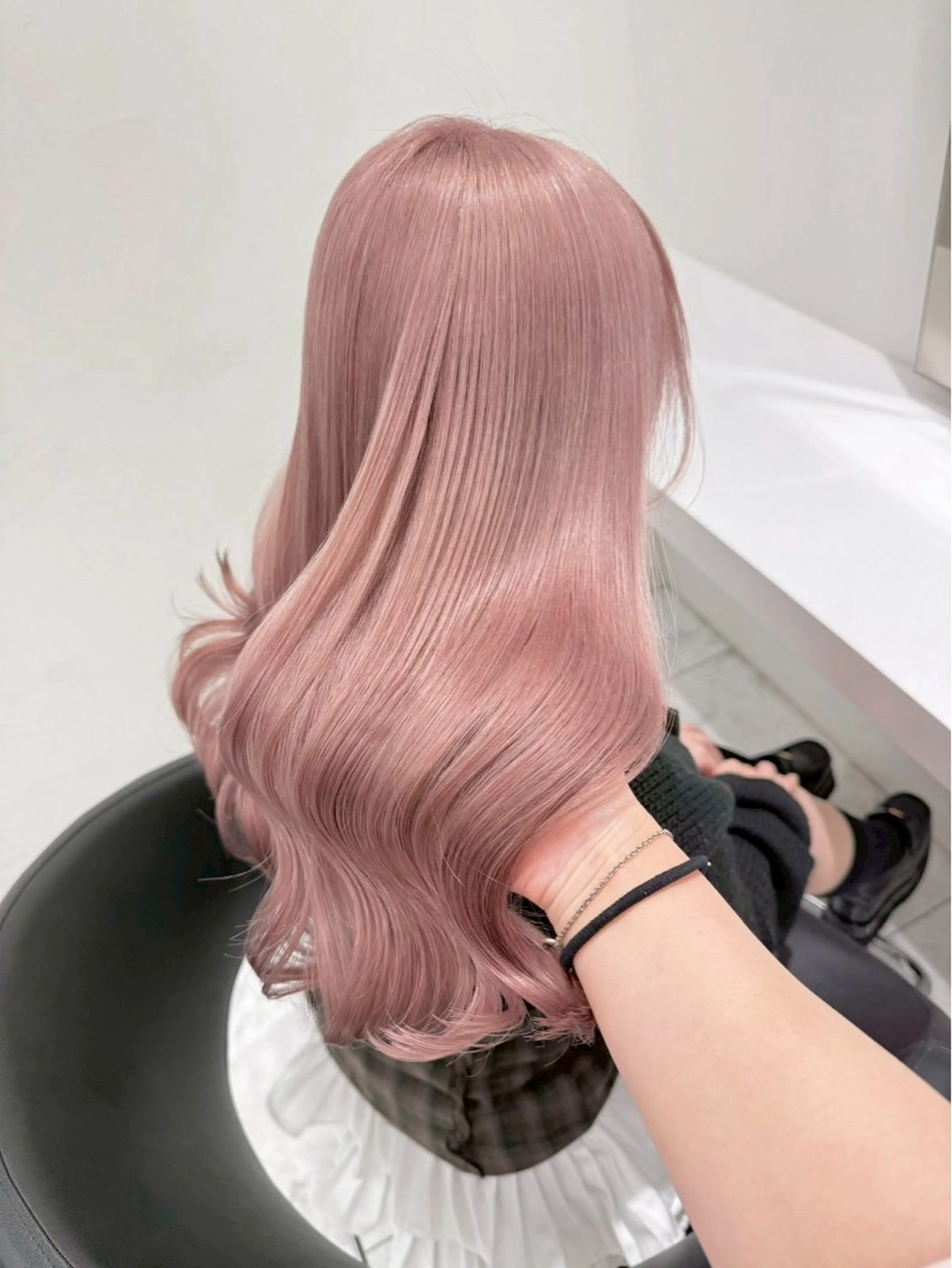 ロング カラー ブリーチ 透明感カラー ハイトーンカラー ハイトーンカラー💞 くるみ🎀のヘアスタイル