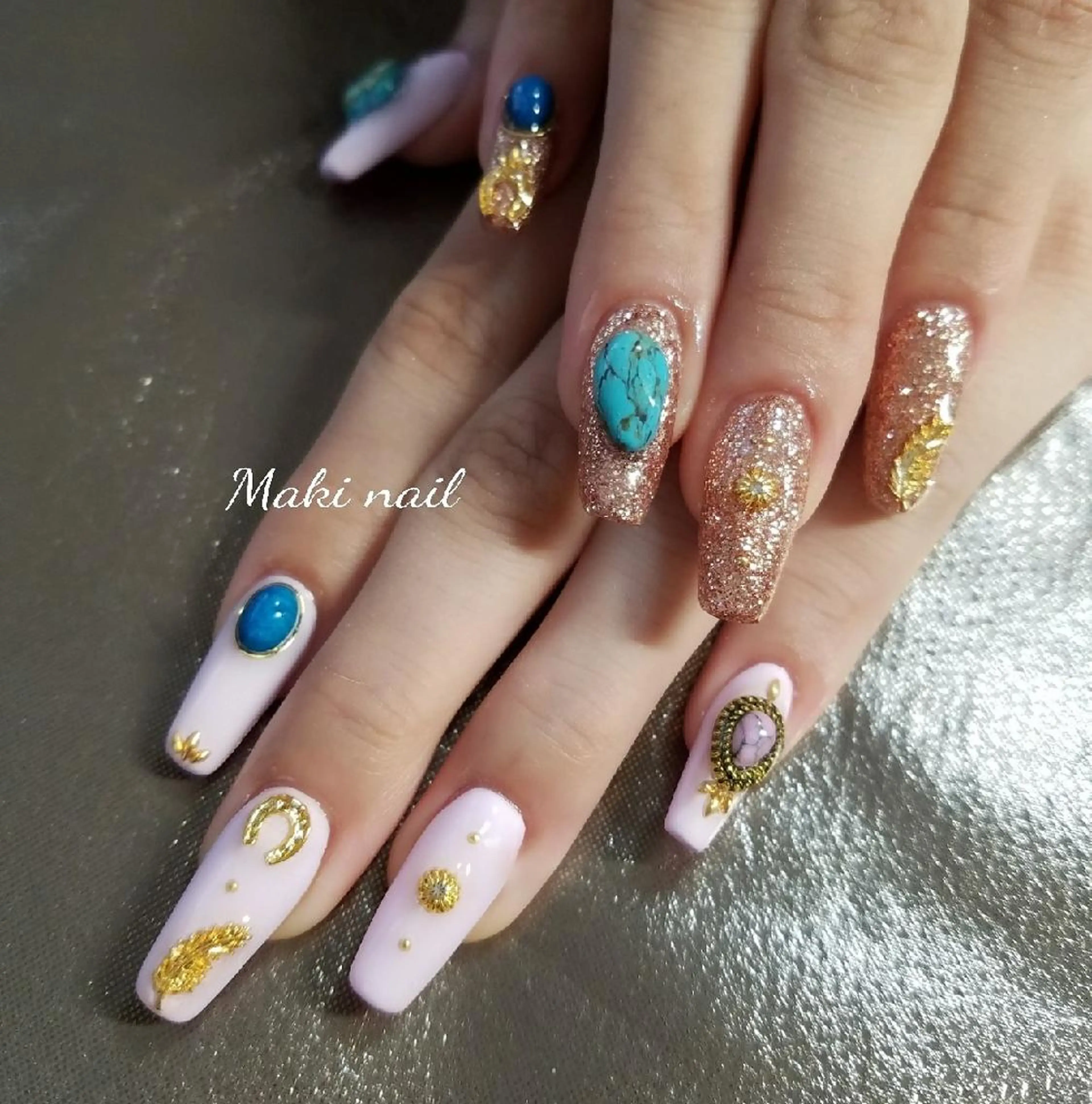 ネイル スカルプネイル   MAKI NAILのネイルデザイン
