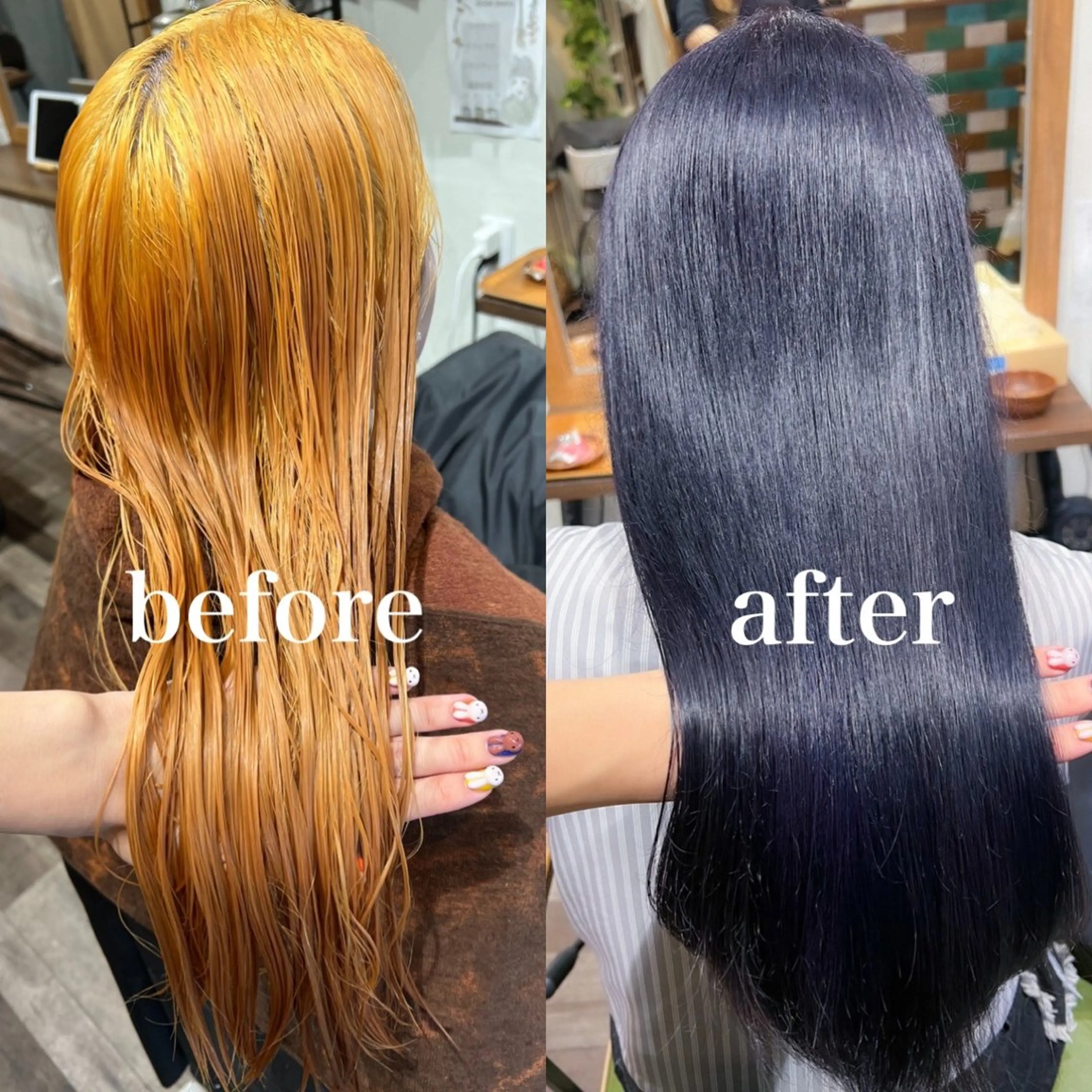 ロング カラー ブリーチ ラベンダーカラー ヘアカラー カラーパティシエ facce🌼ikoのヘアスタイル