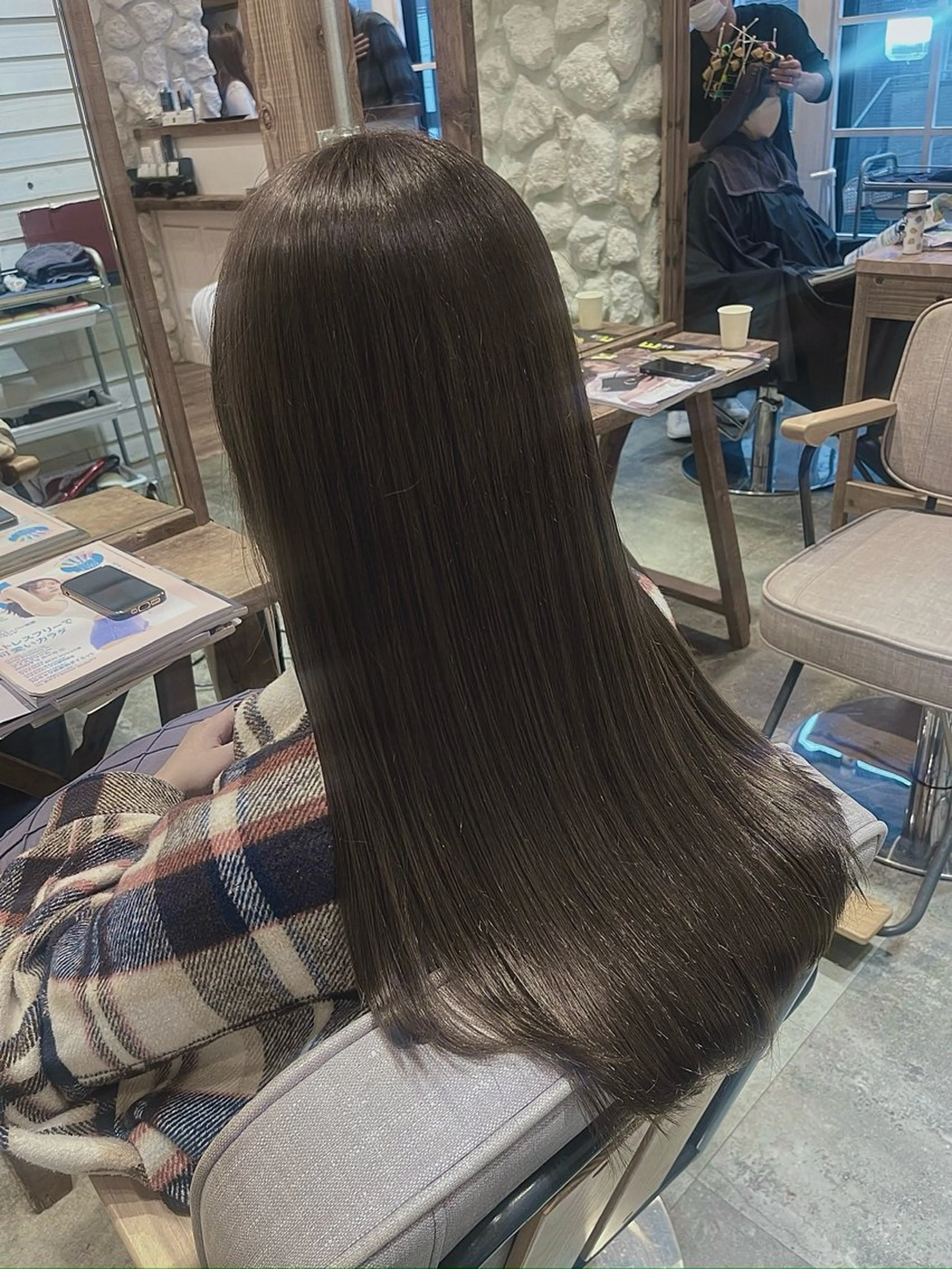 ロング 縮毛矯正 SALOWIN川崎WEST所属・💐【柔らか質感】 縮毛矯正MIKU💐のヘアスタイル