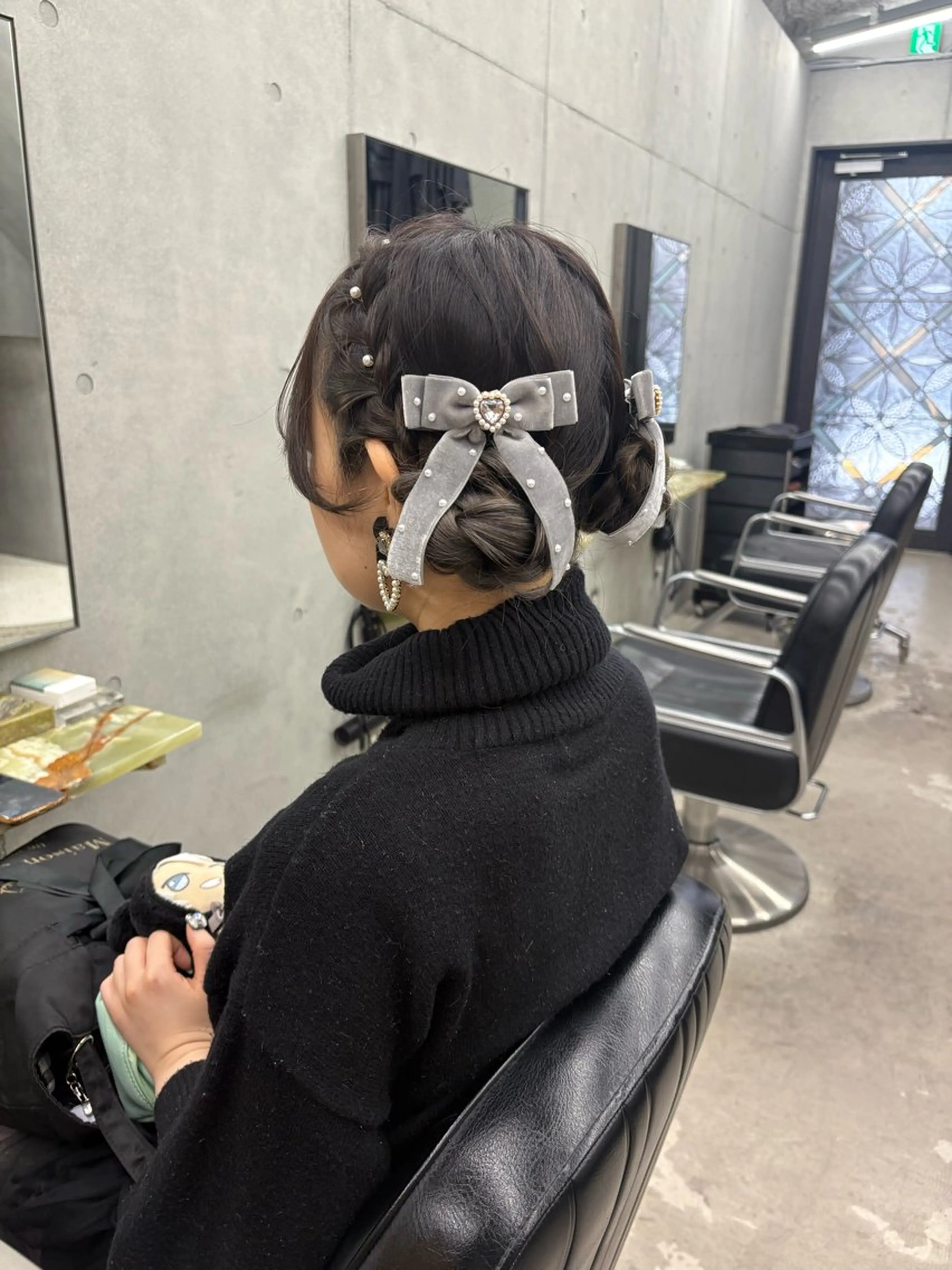 ロング ヘアアレンジ ヘアセット blink所属・暖色/ブラウン/ 透明感/ゆうかのヘアスタイル