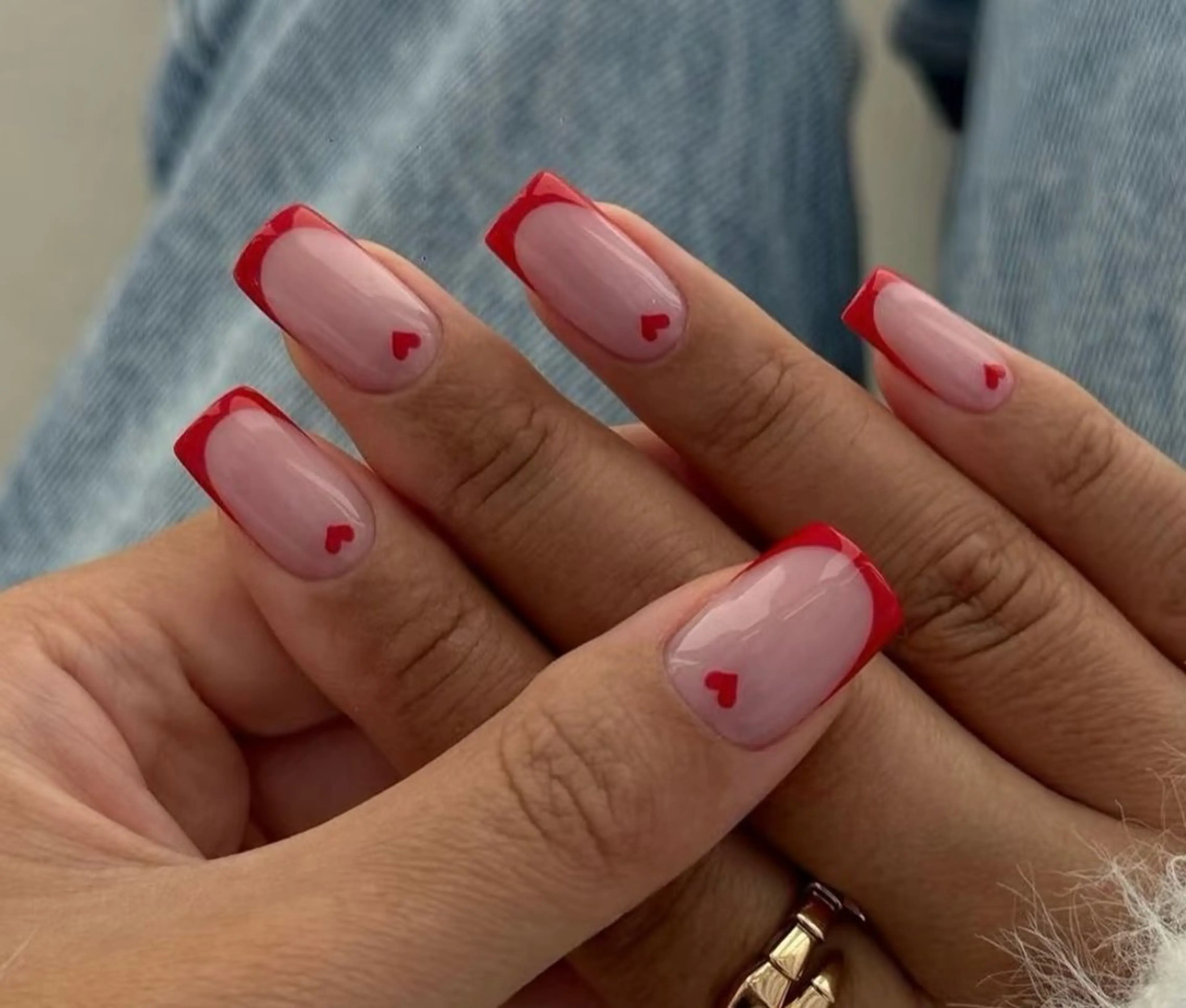 ネイル アートネイル オーロラネイル クリアネイル 長さ出し フレンチネイル ハンドネイル ハンドケア More Glam渋谷店のネイルデザイン