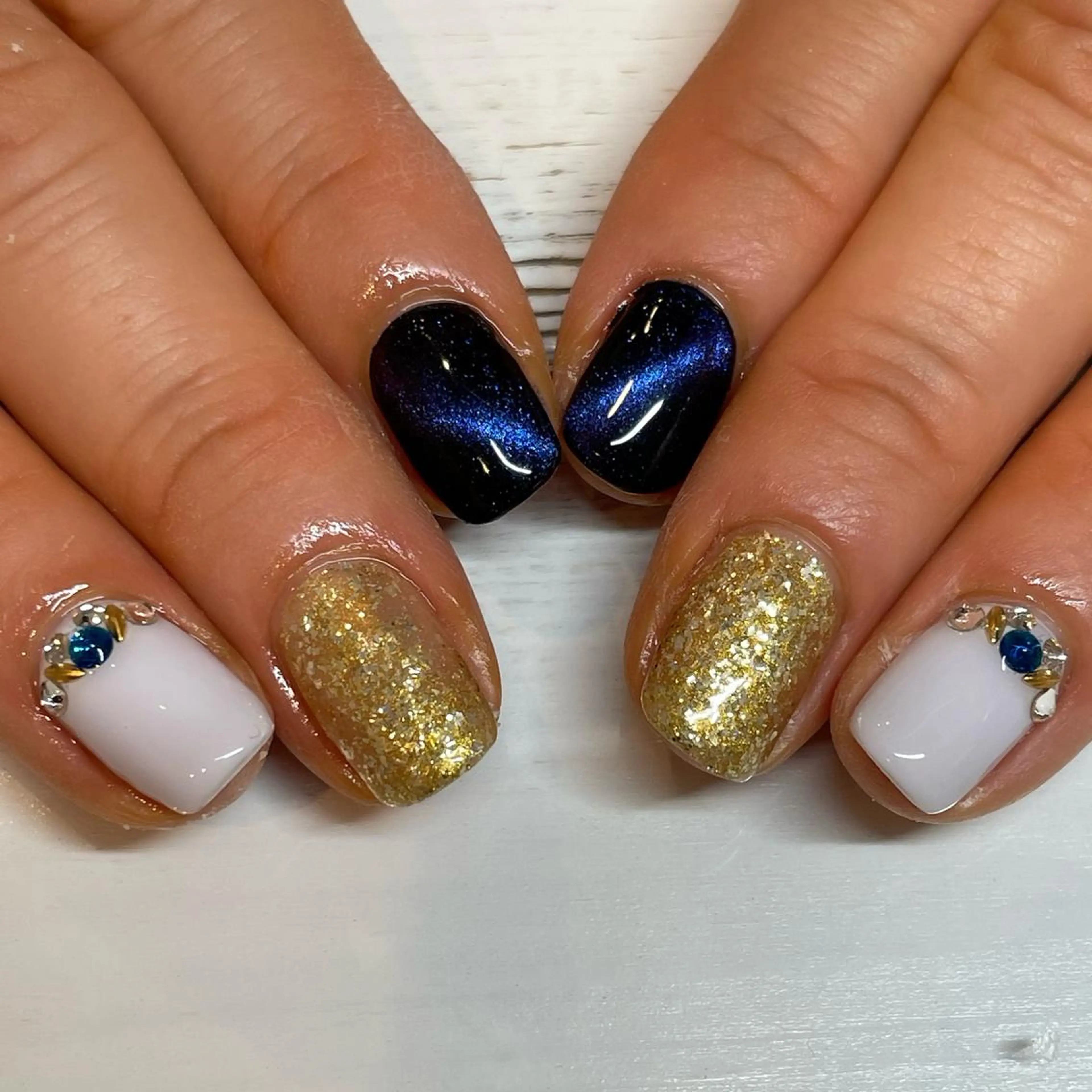 ネイル マグネットネイル Serenity by Mari所属・Shinozaki mariのネイルデザイン