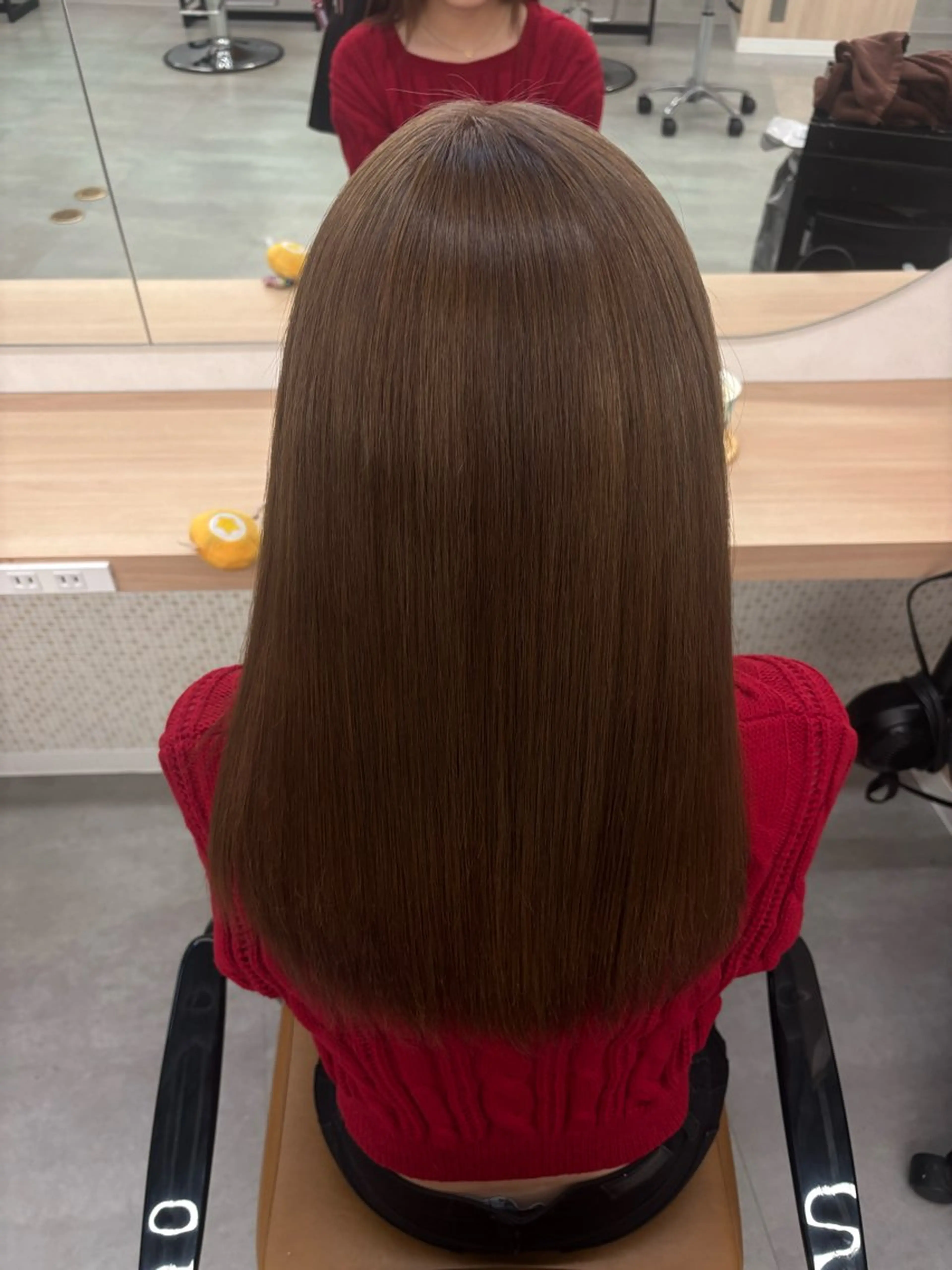 セミロング カラー ブリーチ ダブルカラー トリートメント universe Mizuki🎀のヘアスタイル