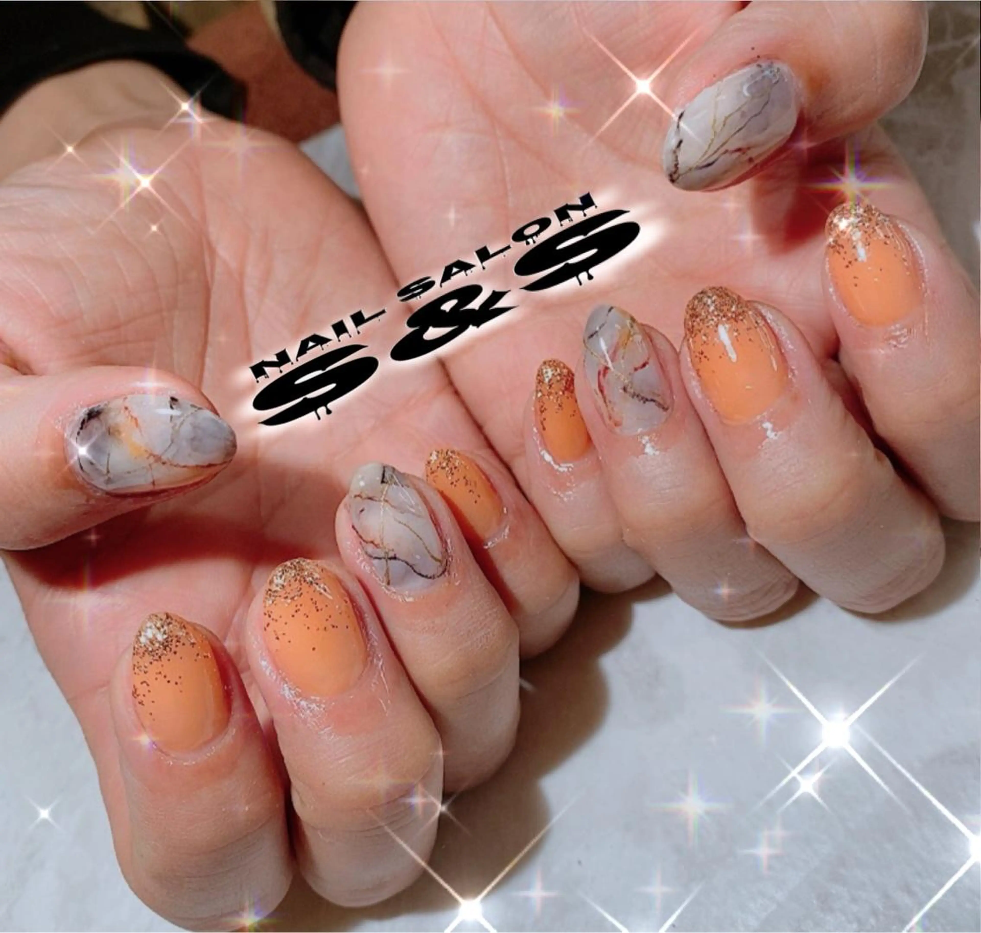 ネイル 長さ出し メンズネイル 持ち込み スカルプネイル S&S 村田小百合のネイルデザイン