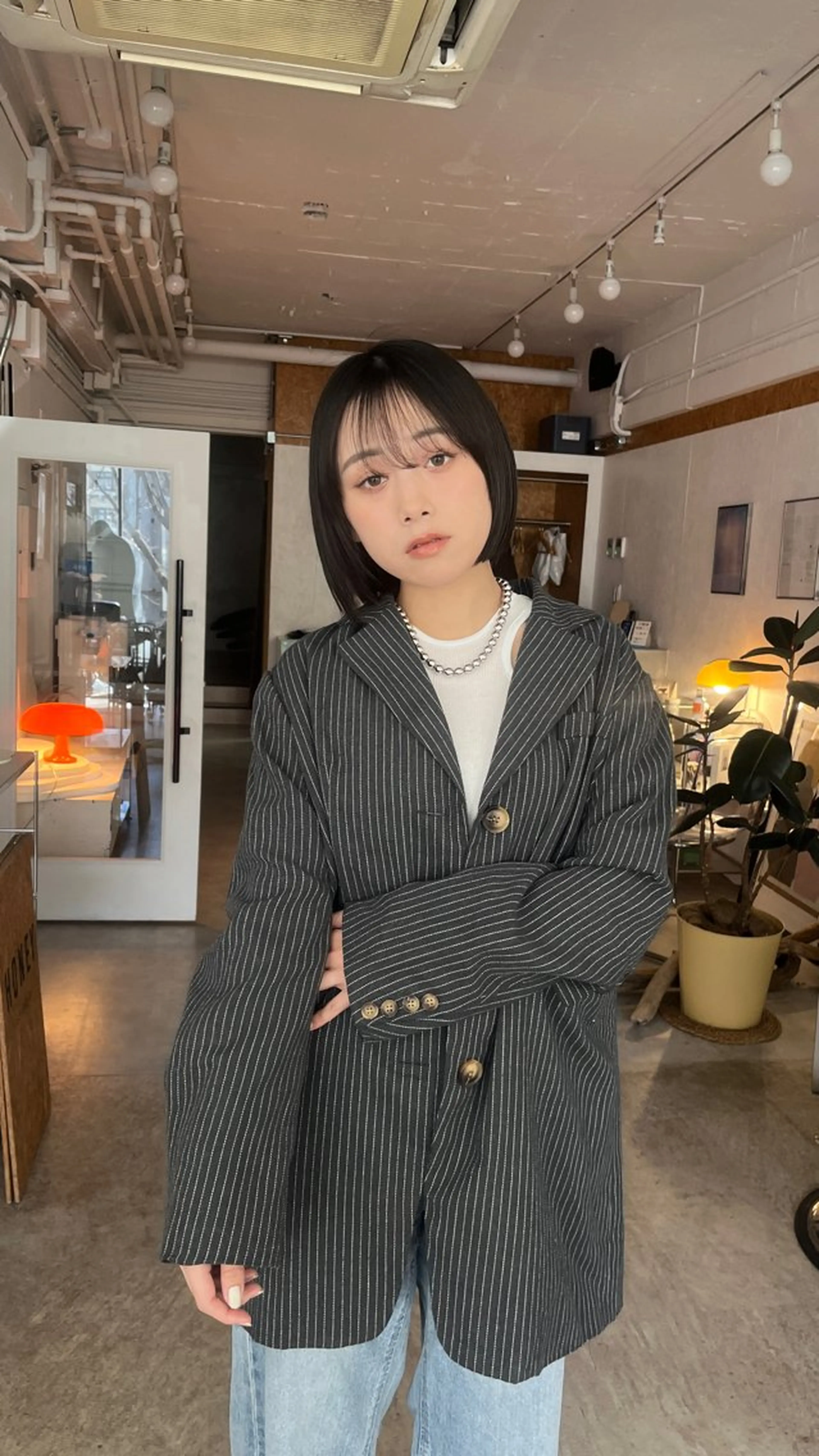 ショート ボブパーマ🥣KON コンナツミのヘアスタイル