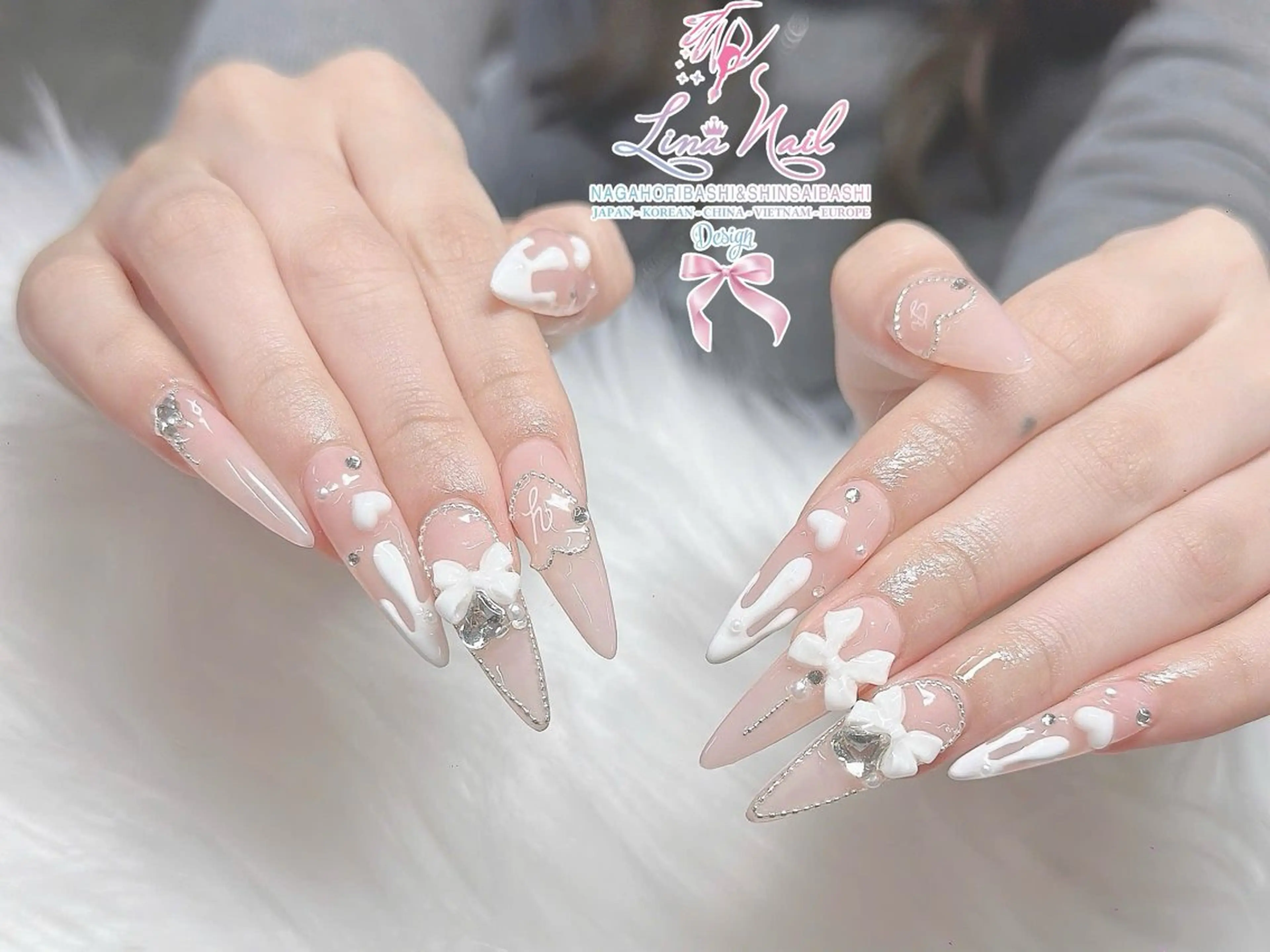 ネイル フットネイル ジェルネイル 持ち込み ネイルチップ ハンドネイル リナネイル 長堀橋店／東心斎橋店のネイルデザイン