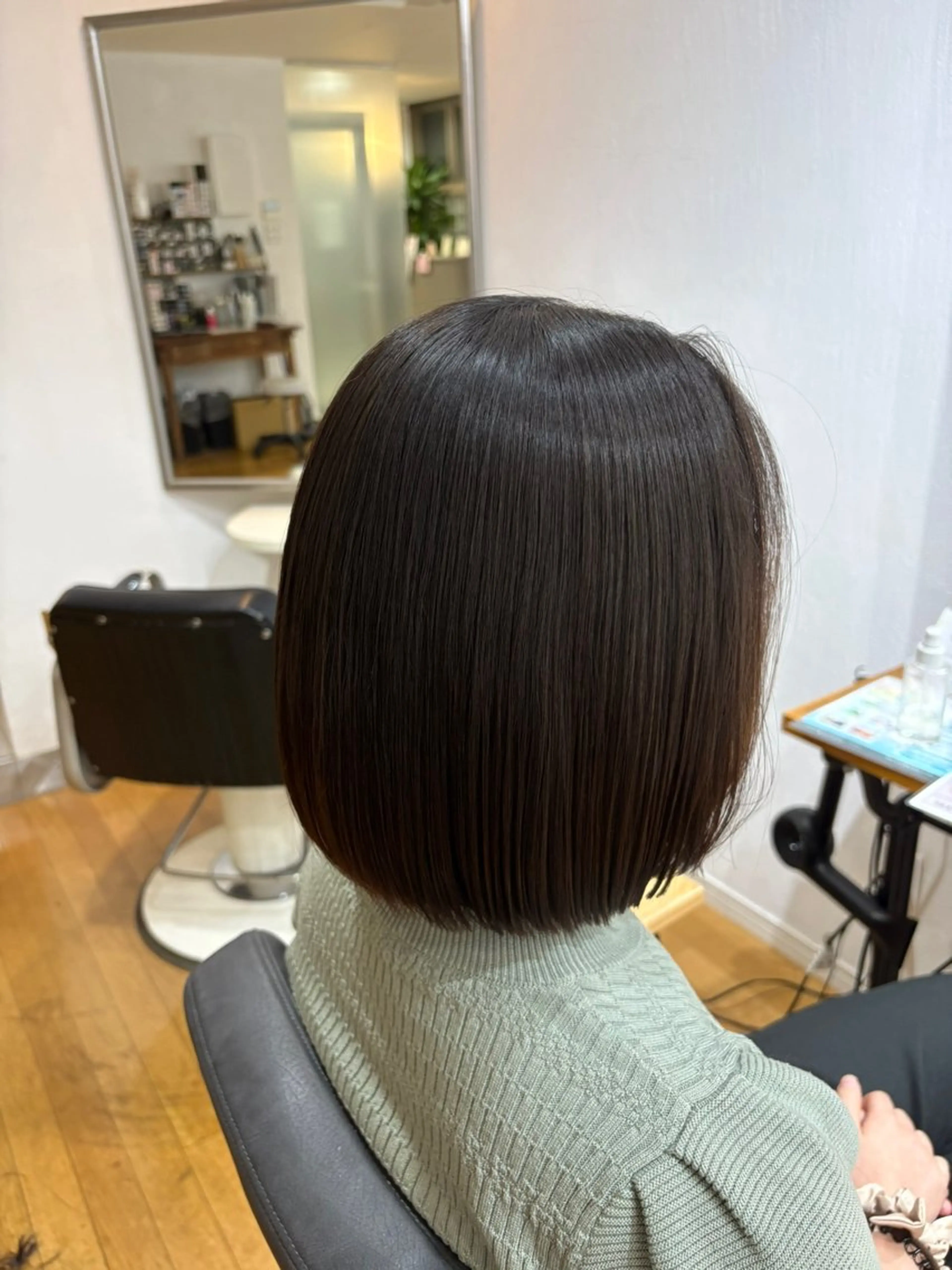 ショート カット 縮毛矯正 トリートメント 西元 群/艶髪/髪質改善のヘアスタイル