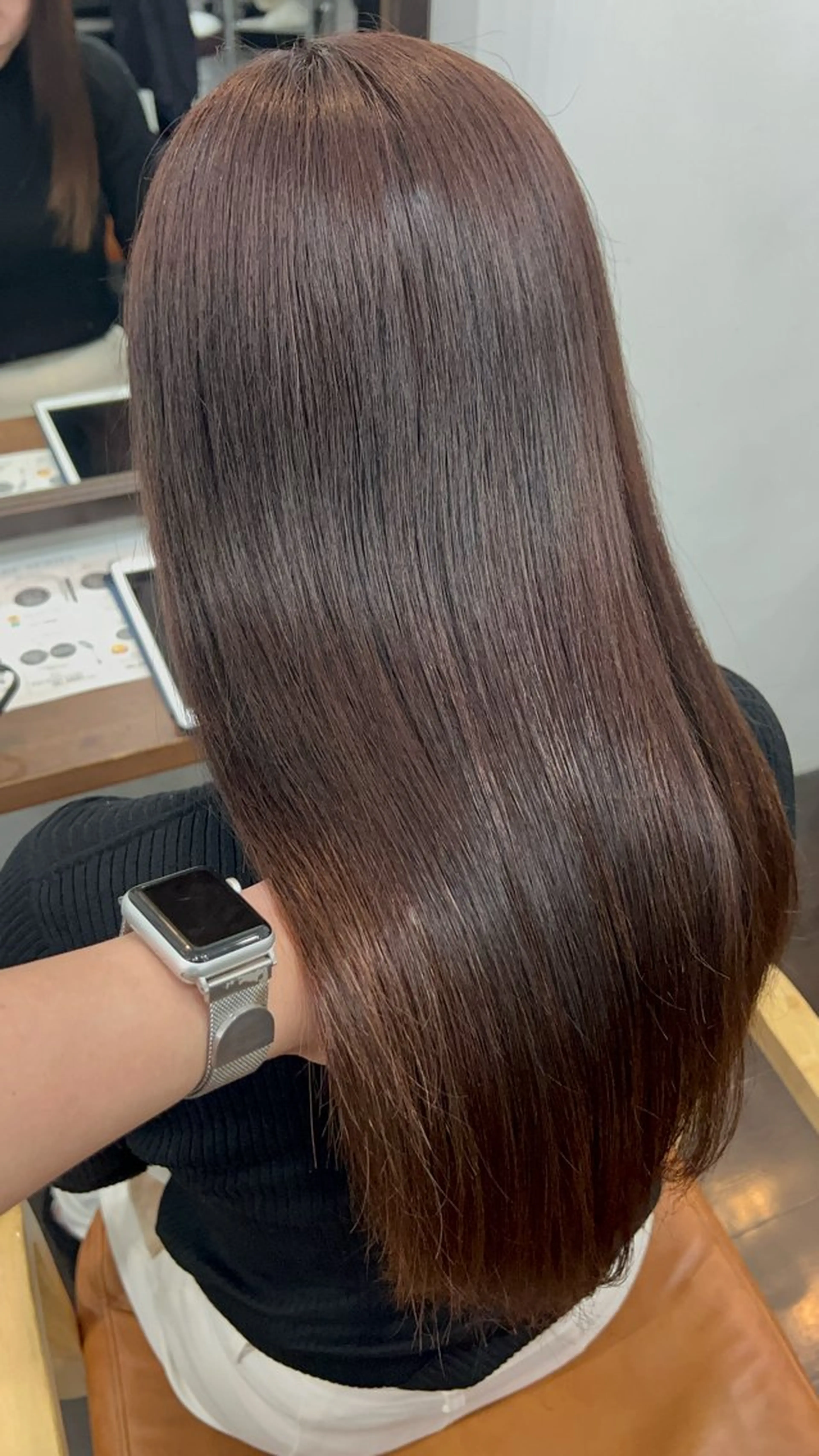 セミロング カット ヘアカラー トリートメント ヘッドスパ ヘアセット 名駅/艶韓国風ヘア miyabiのヘアスタイル