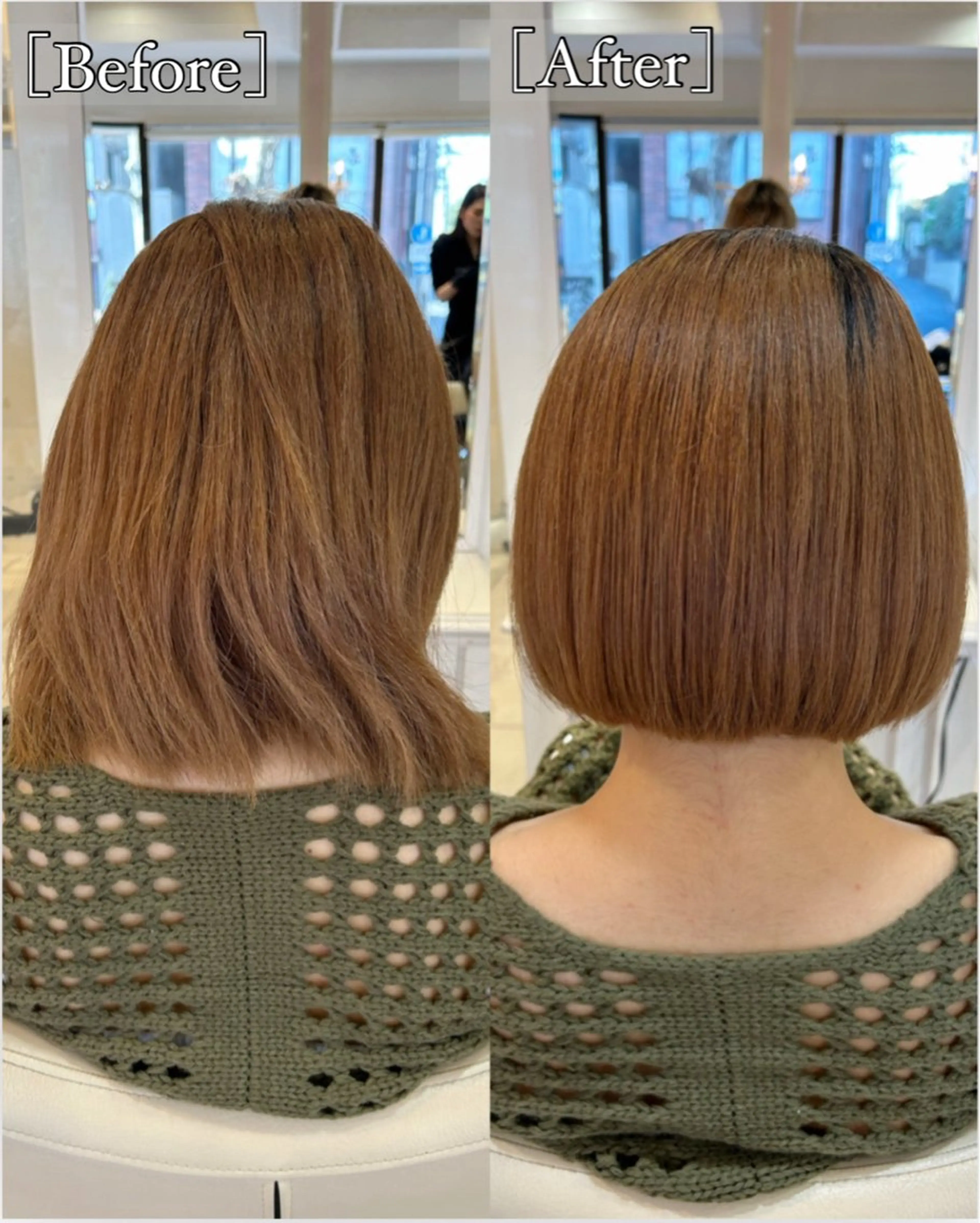 ショート ボブ 縮毛矯正 高橋 佑のヘアスタイル