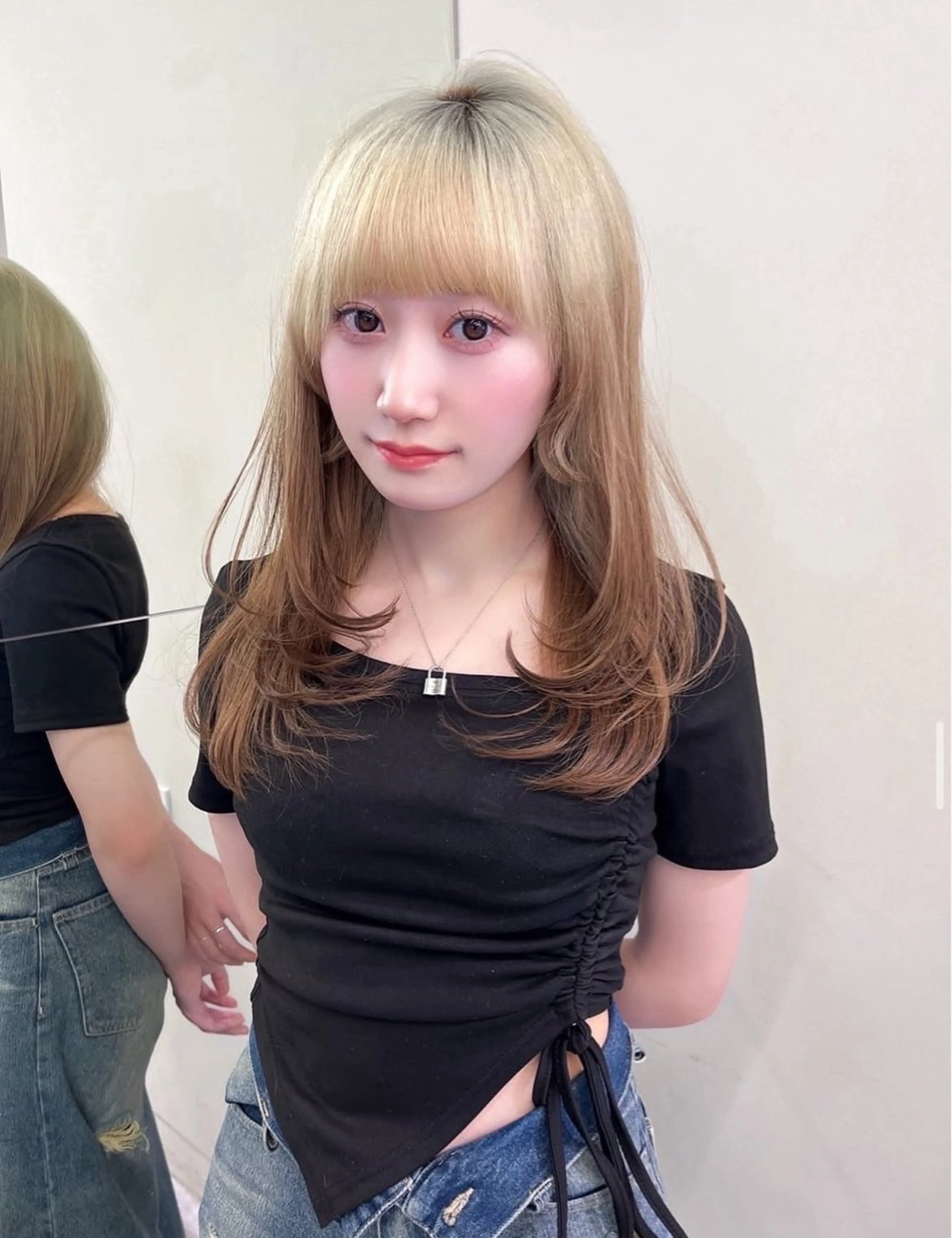 ロング カラー ヘアアレンジ カット ヘアカラー トリートメント 韓国ヘア/髪質改善 TAKAHIROのヘアスタイル