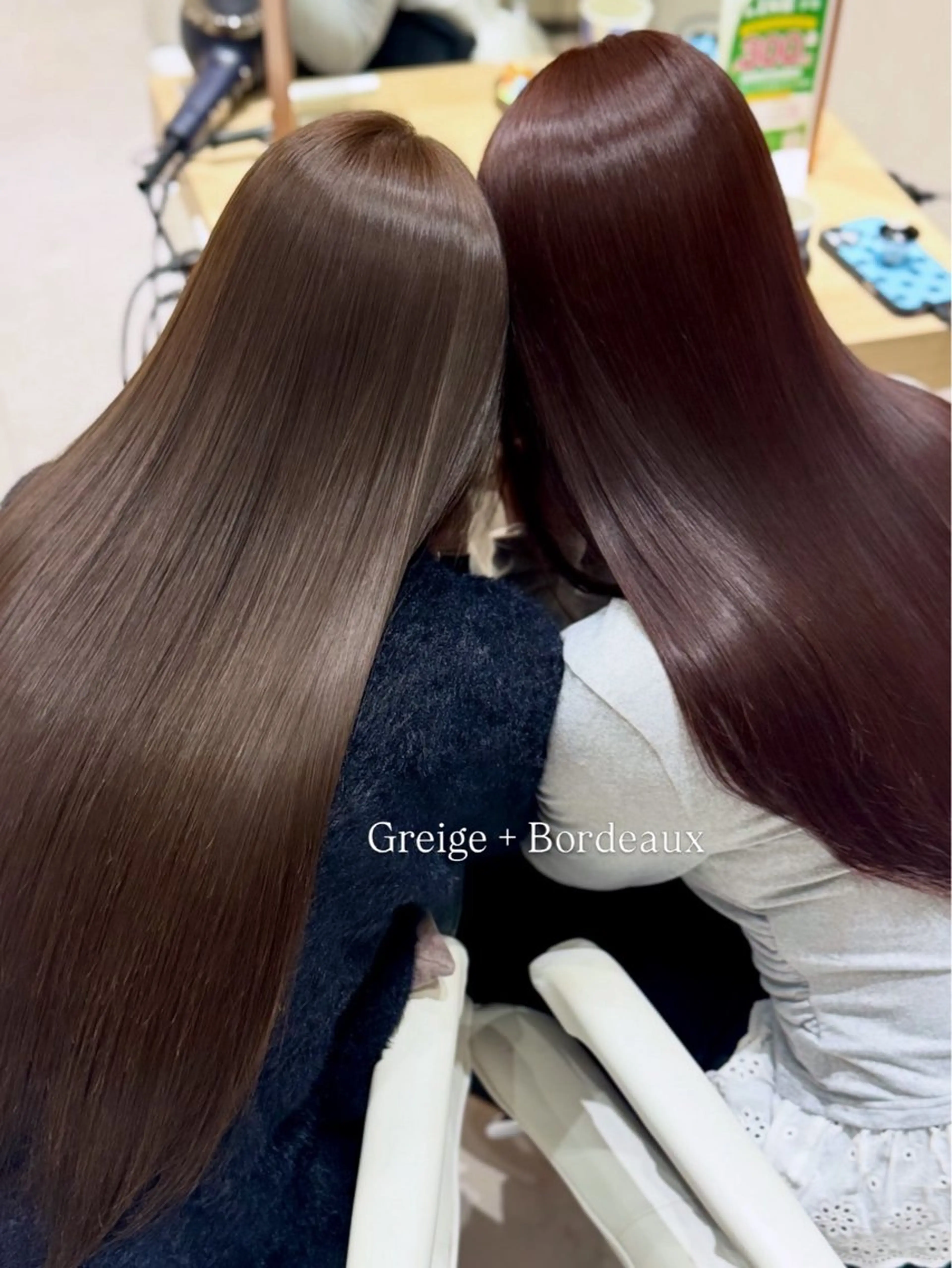 ロング ヘアカラー トリートメント 京都河原町 髪質改善🌛‧˚花綸のヘアスタイル