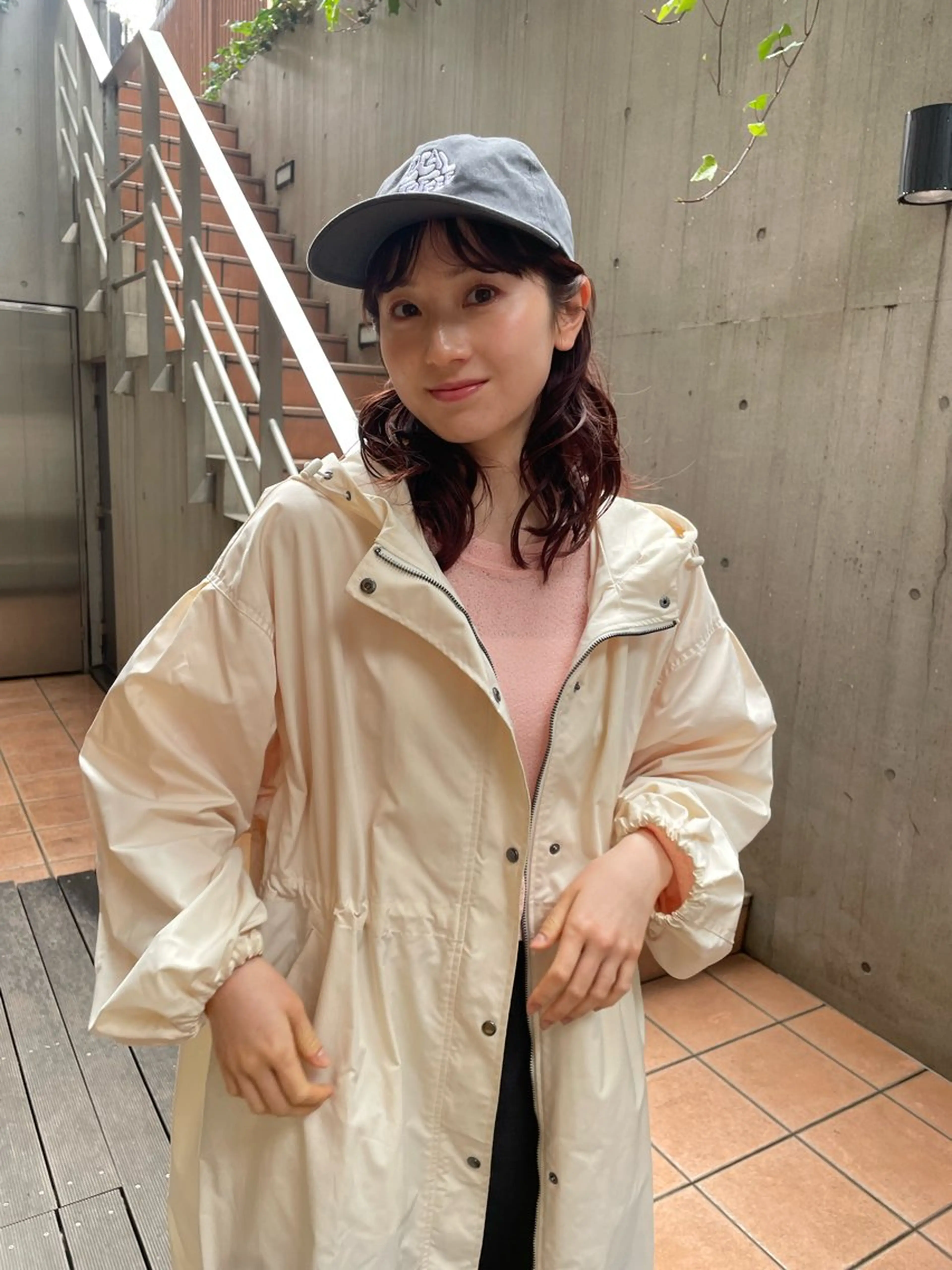 ミディアム パーマ ミディアムパーマ カット パーマ 大橋 芽衣のヘアスタイル