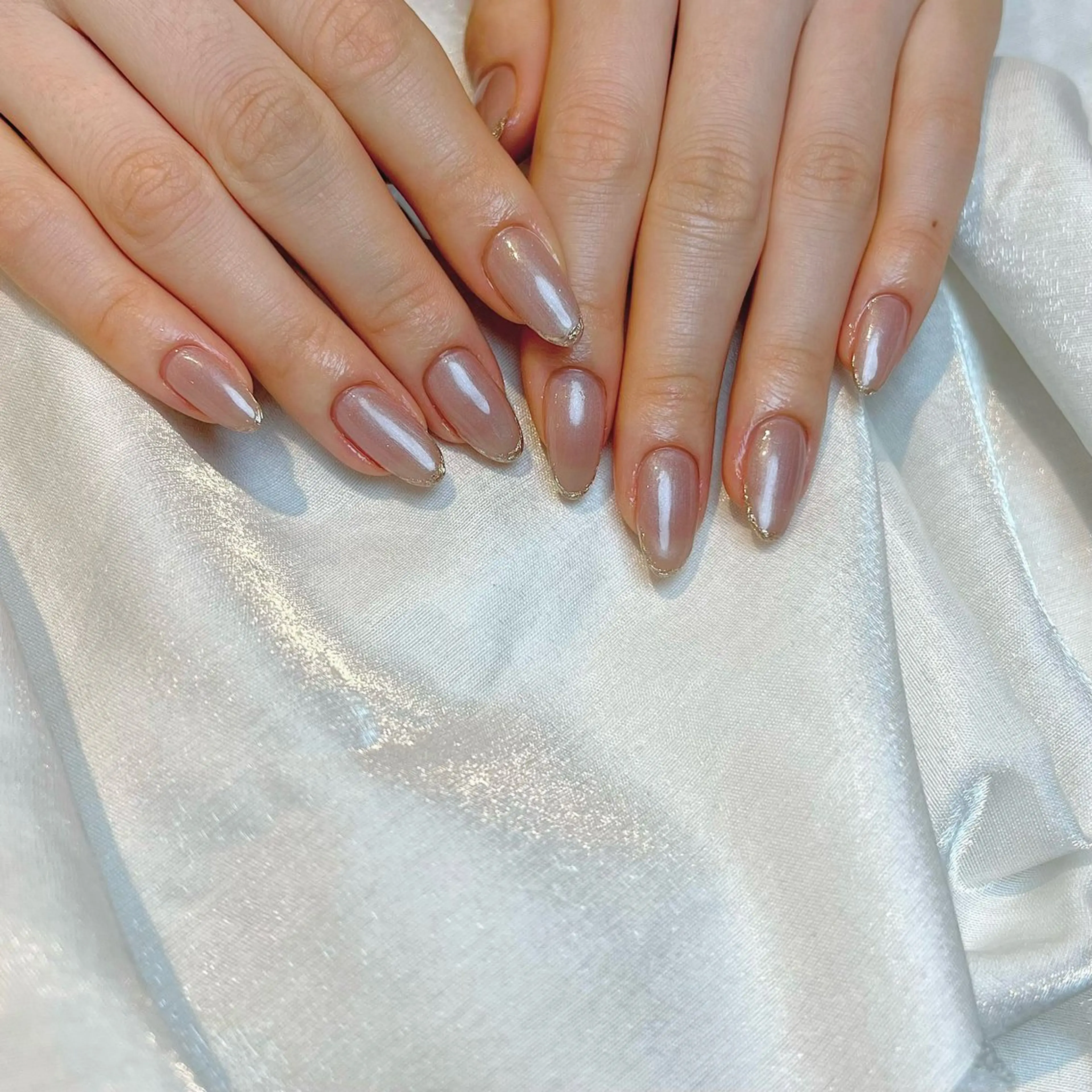 ネイル フレンチネイル ミラーネイル ハンドネイル Lino+ ネイル&よもぎ蒸しのネイルデザイン