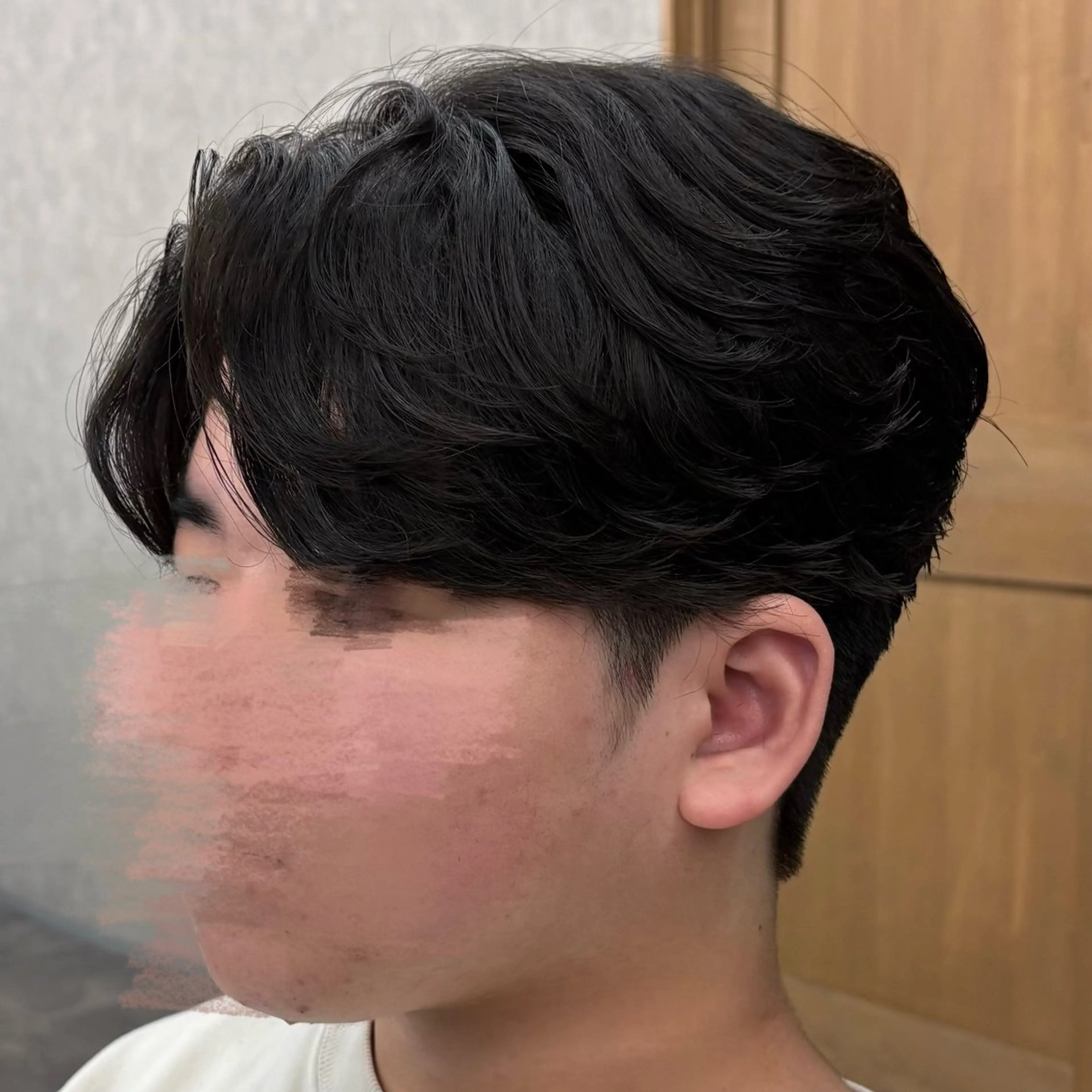 ショート パーマ メンズ フェザーパーマ メンズパーマ ニュアンスパーマ いちか🤍 COQU千葉のヘアスタイル