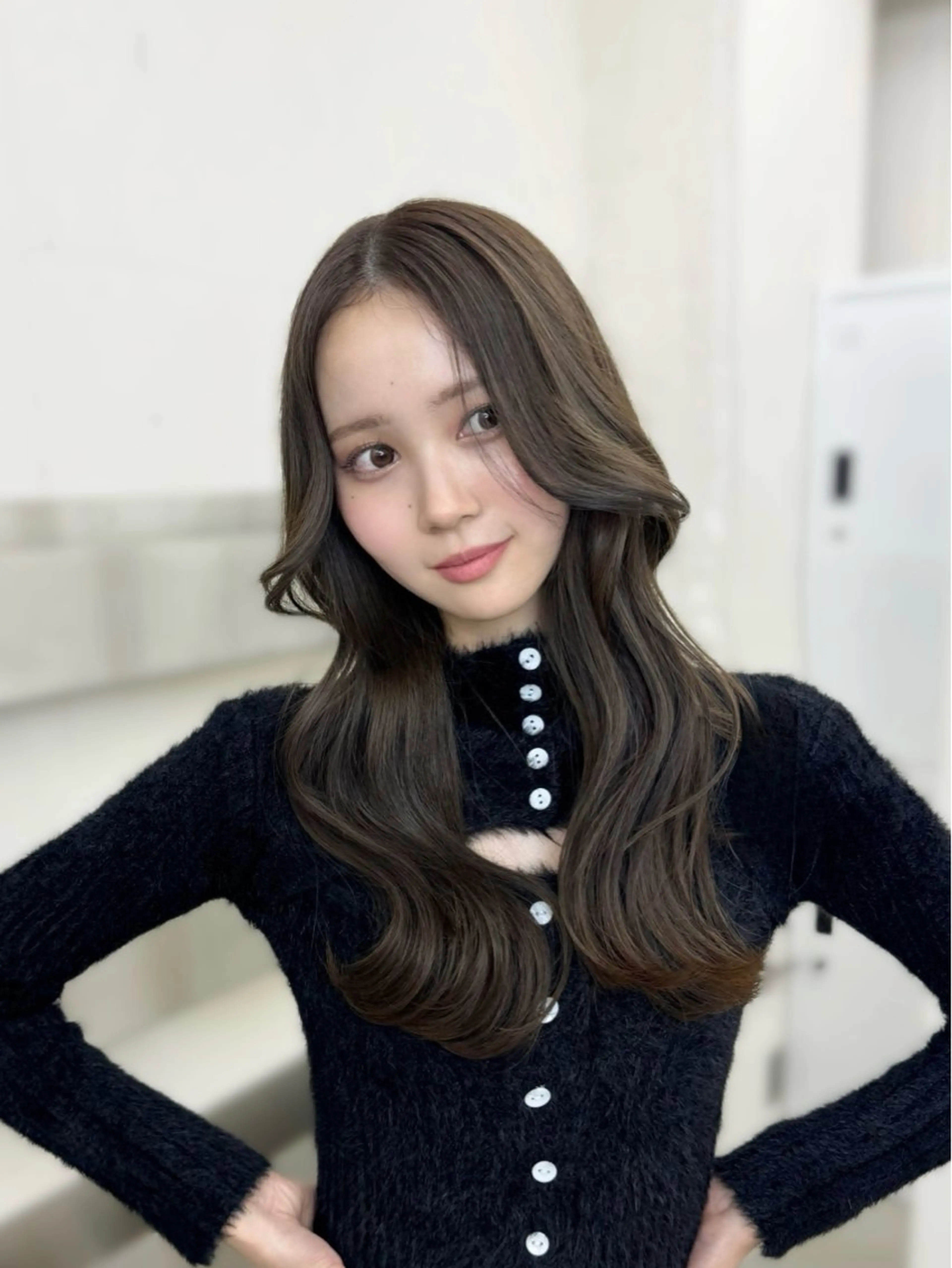 ロング カラー カット ヘアカラー 🦋韓国系指名No1 店長/圓山 祐也🦋のヘアスタイル