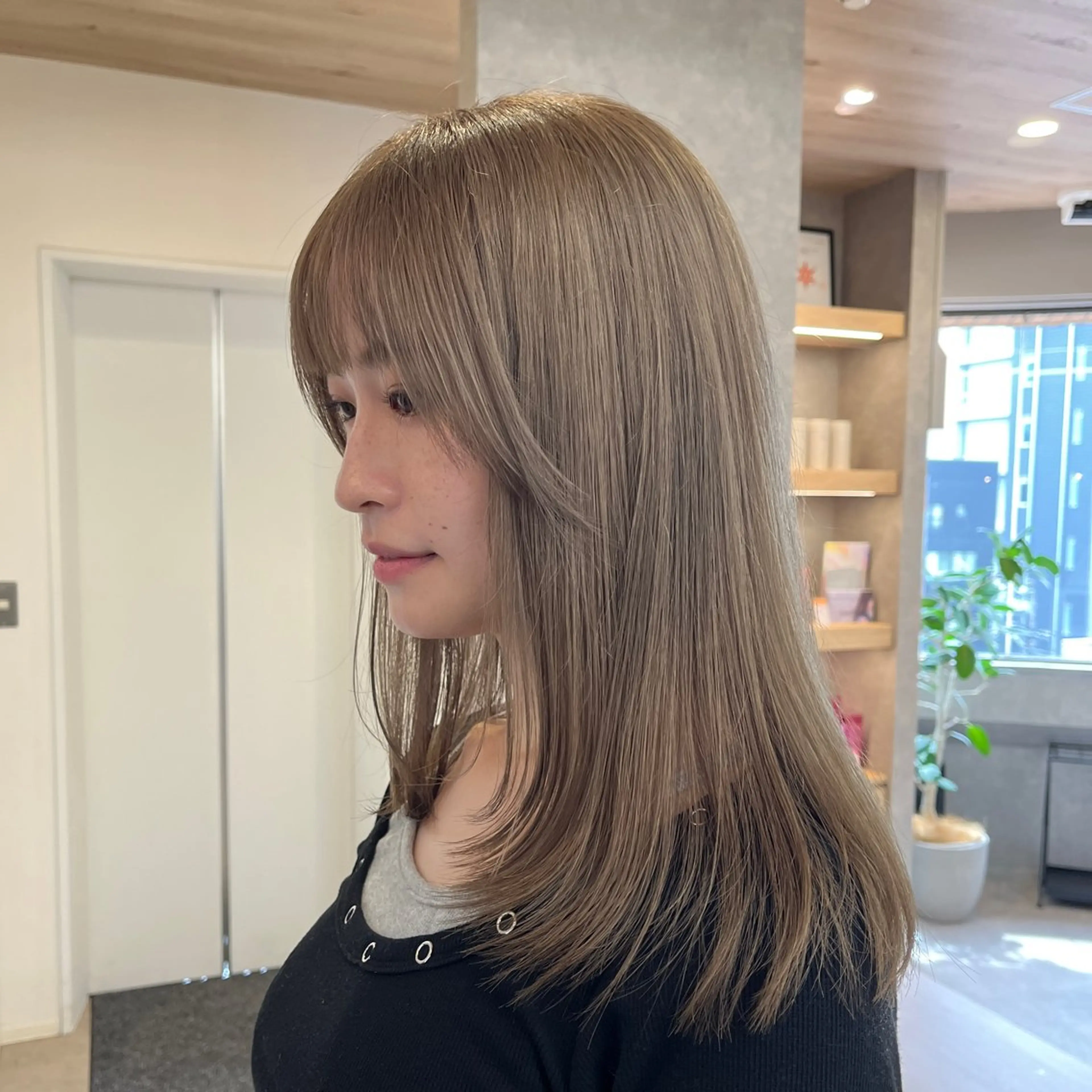 ロング カット ヘアカラー トリートメント BASSA立川🌱 Bitouのヘアスタイル