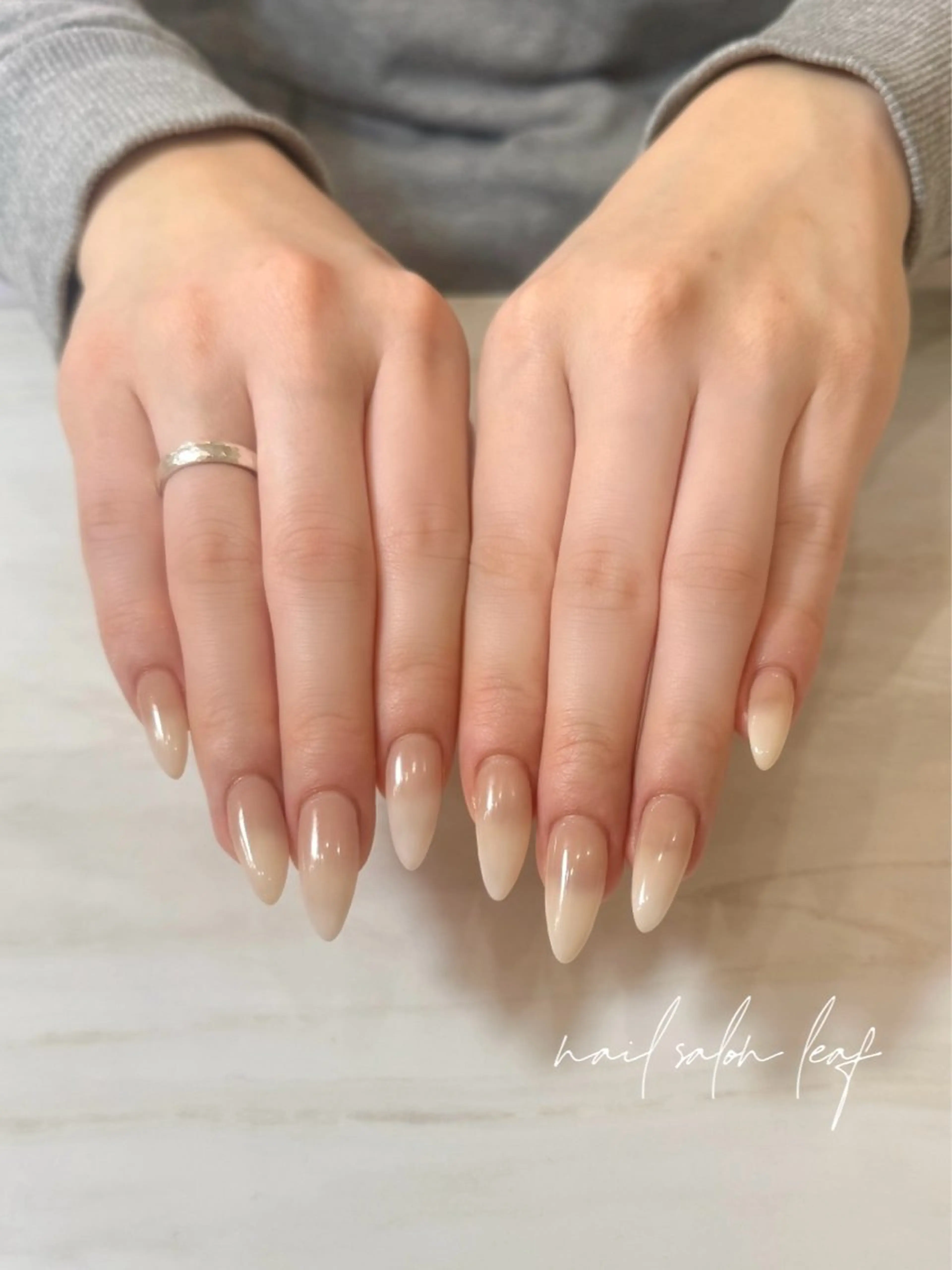 ネイル ワンカラーネイル Leaf所属・Leaf sanaのネイルデザイン