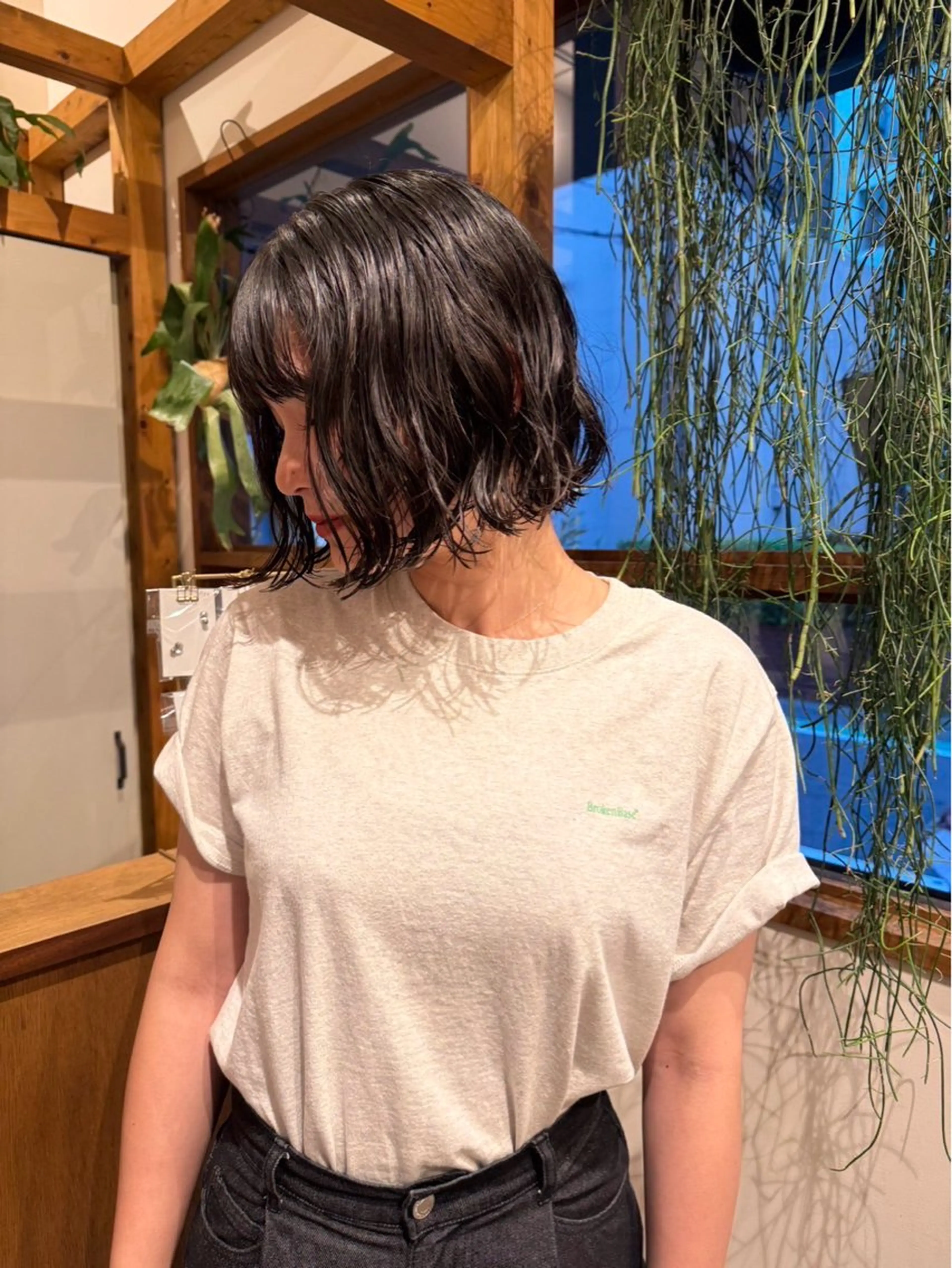 ショート パーマ トリートメント ENIF 大島 芽生のヘアスタイル