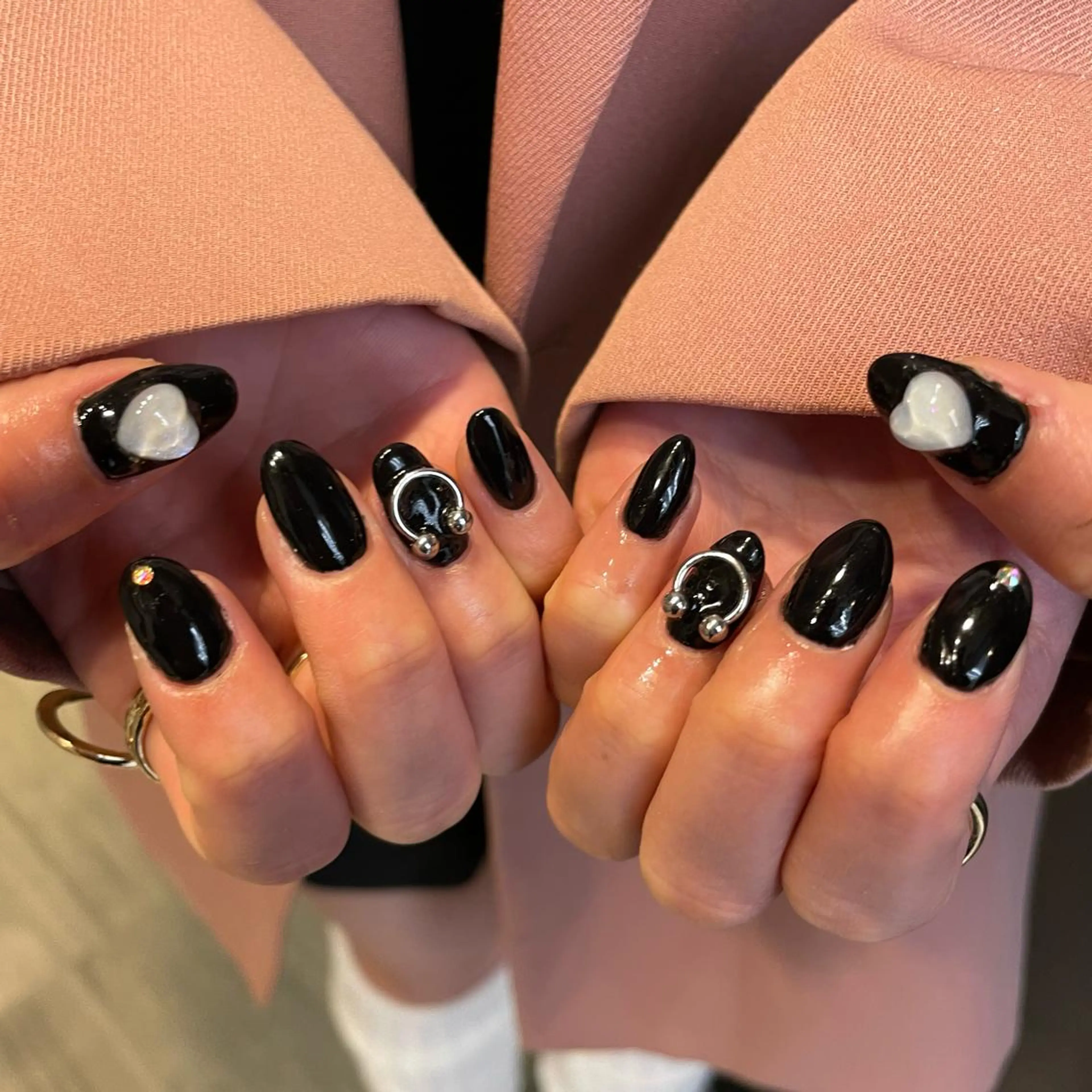 ネイル 🫧飛山琉桜/二条 ネイルアート/束感のマツエク・マツパデザイン