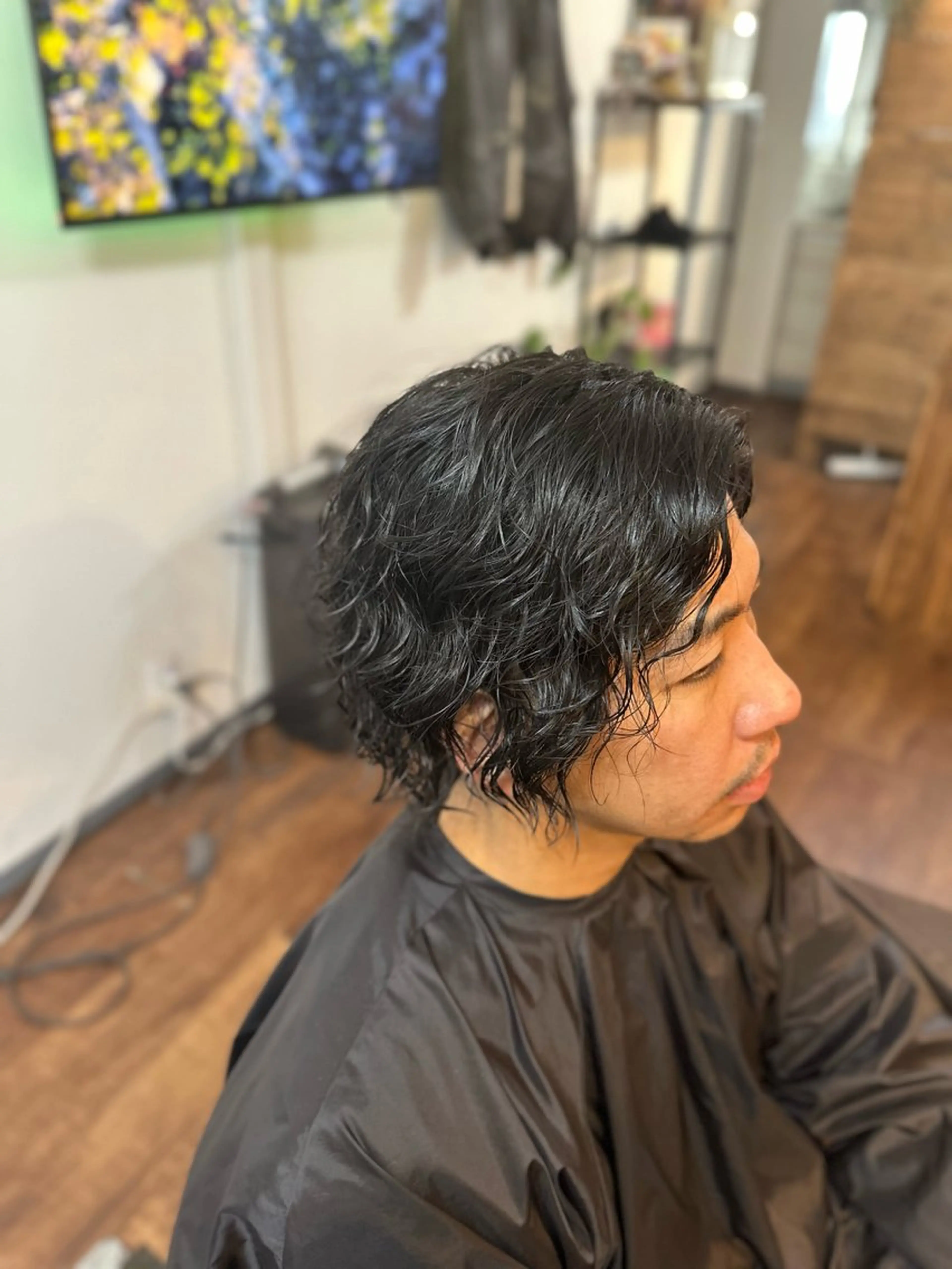 ロング パーマ メンズ Lizir  ルズィール所属・Luzir⭐︎ GEN⭐︎のヘアスタイル