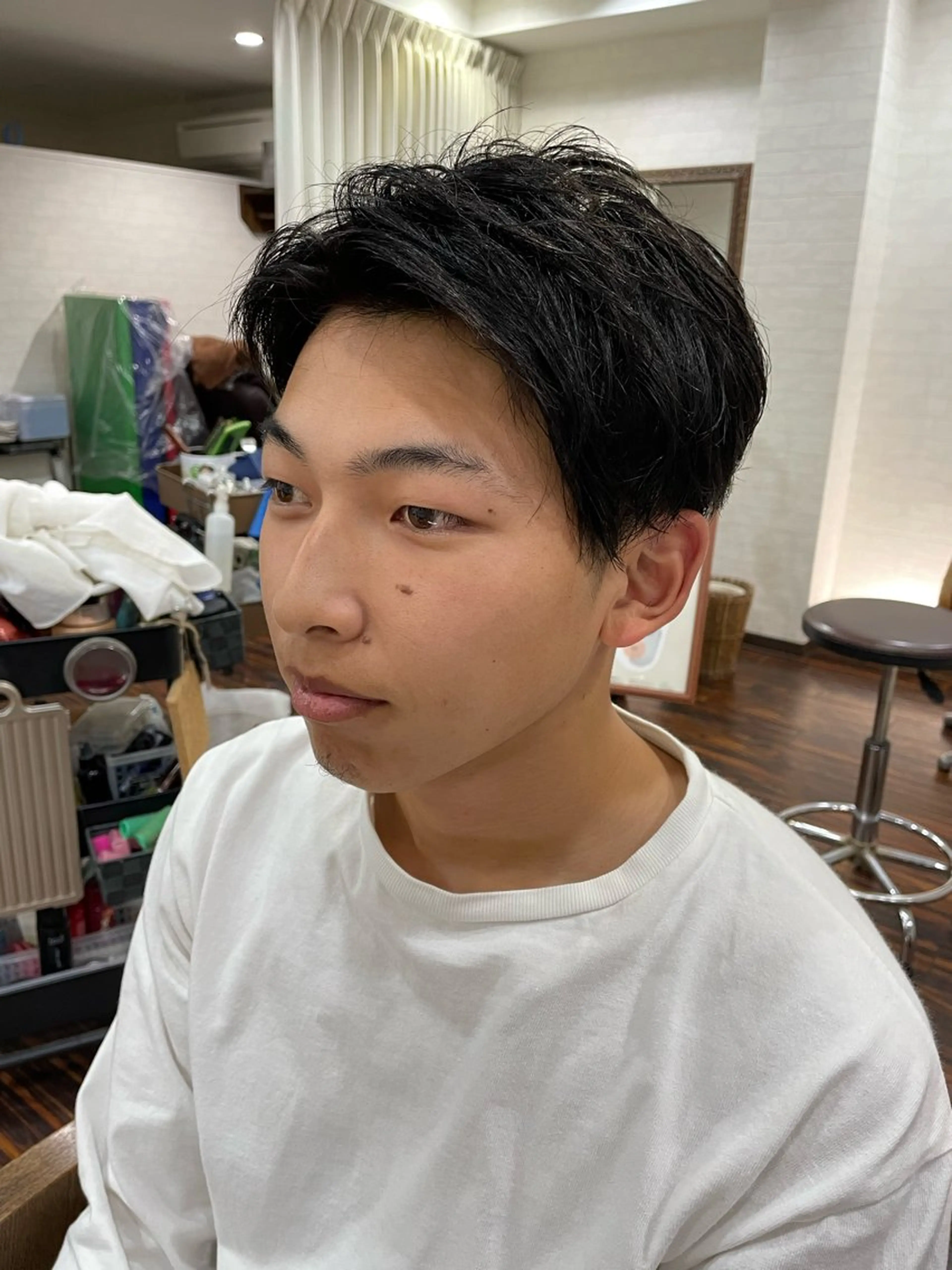 ショート メンズ メンズパーマ 刈り上げ Hair  create Mano所属・堀一樹/ メンズヘア/パーマのヘアスタイル