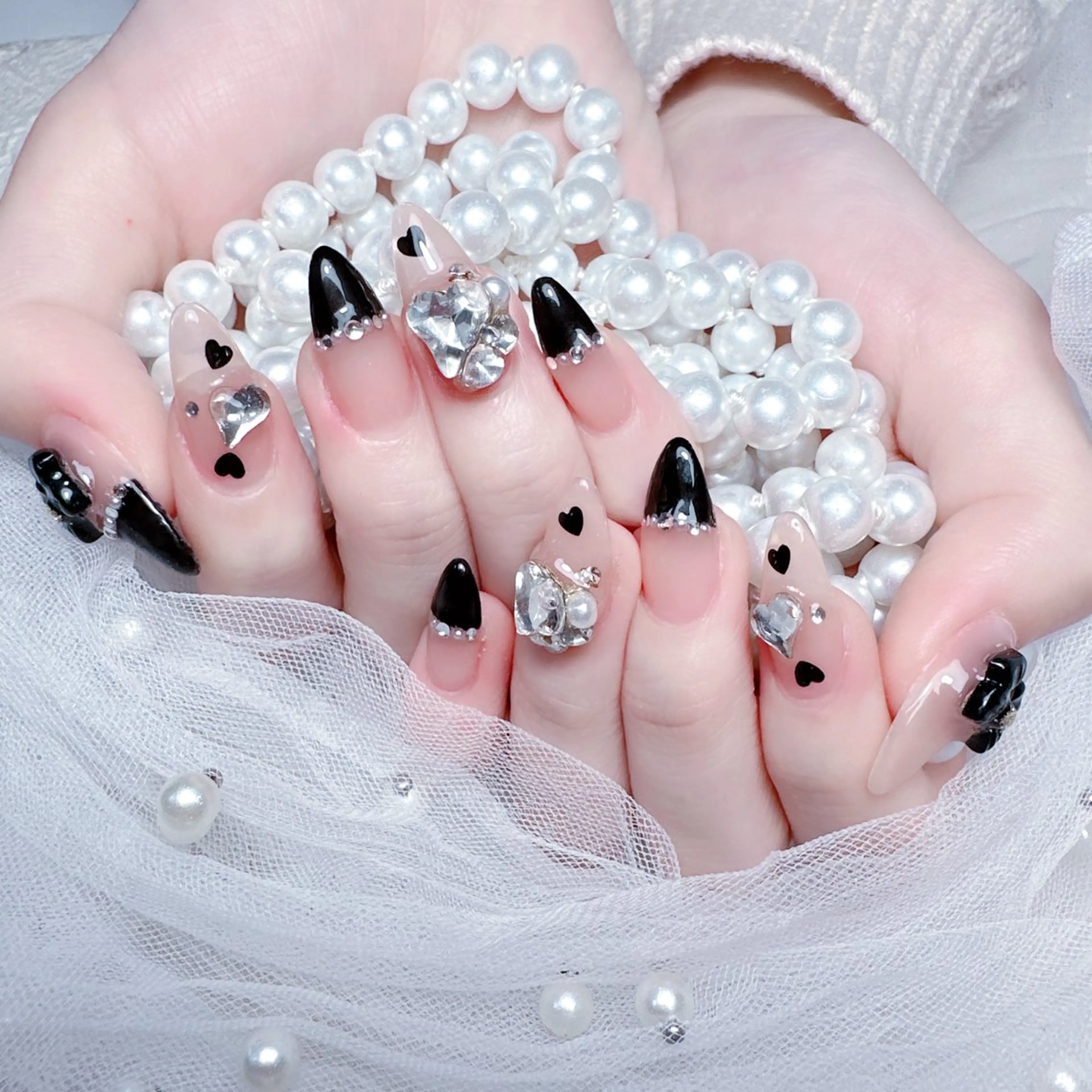 ネイル ハンドネイル M🌷nail 長さだし専門店のネイルデザイン