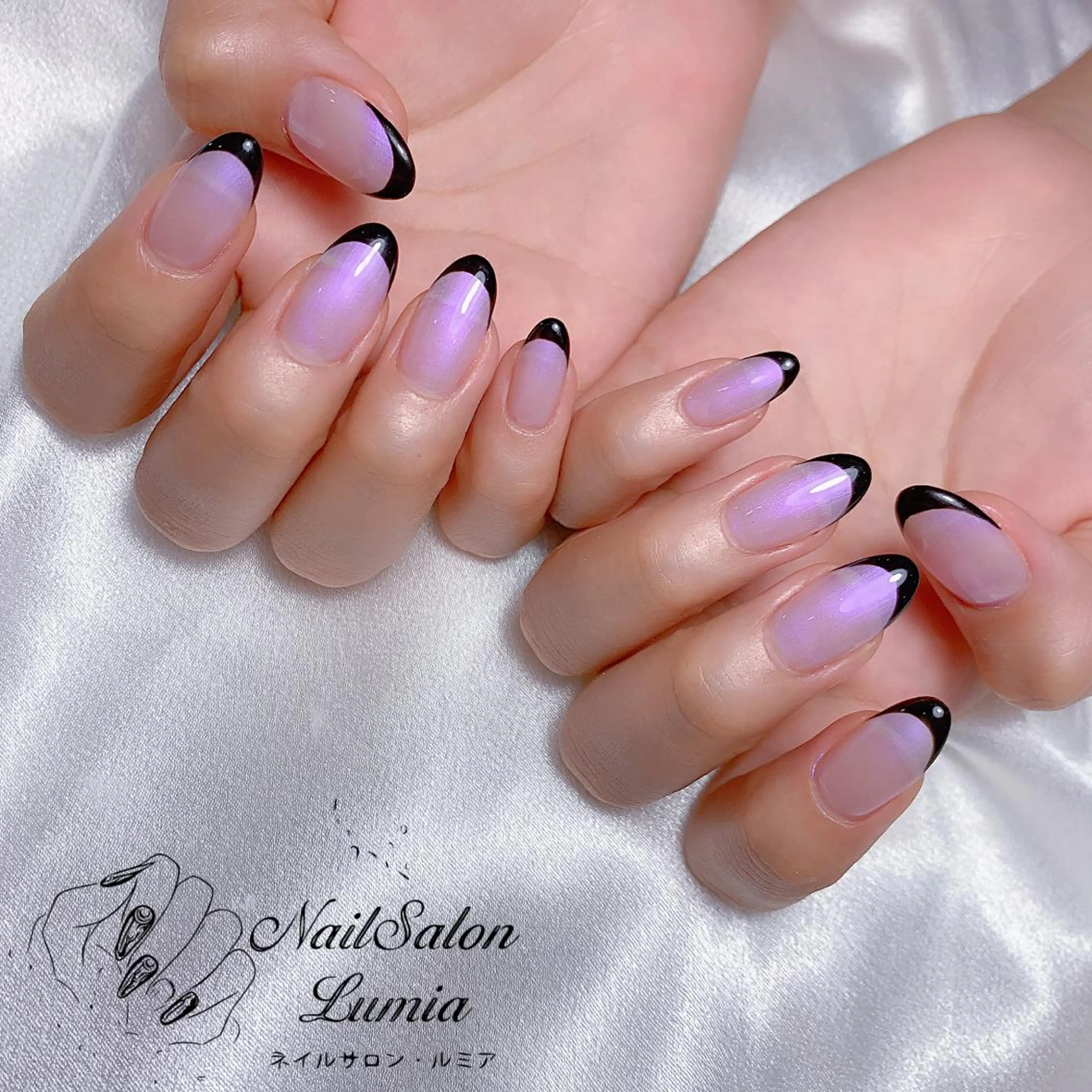 ネイル フレンチネイル ハンドネイル ネイルサロン ルミア Lumia 店長のネイルデザイン
