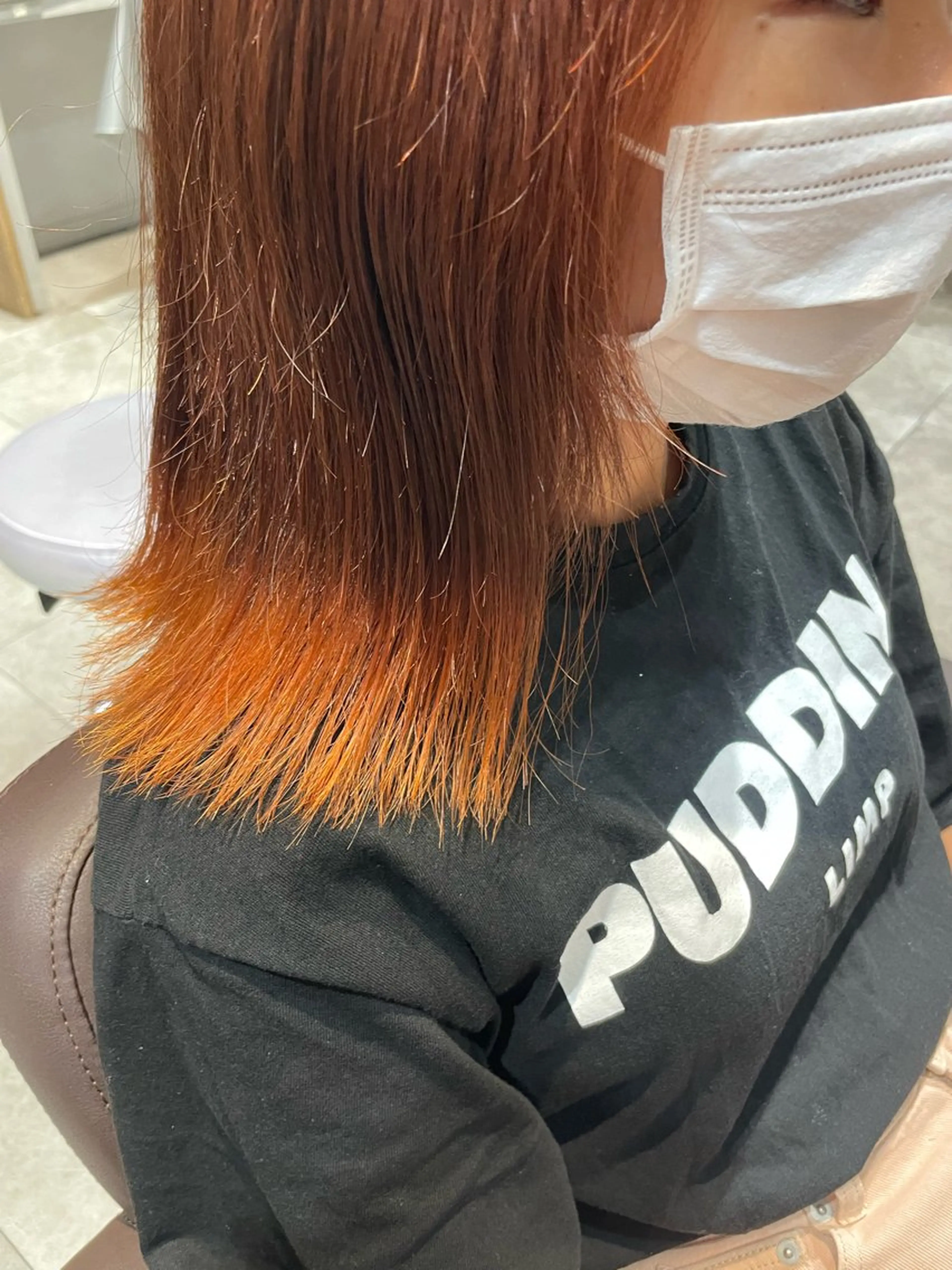 ミディアム カラー オレンジ ヘアカラー トリートメント 💐パーソナルカラー /市橋加菜💐のヘアスタイル