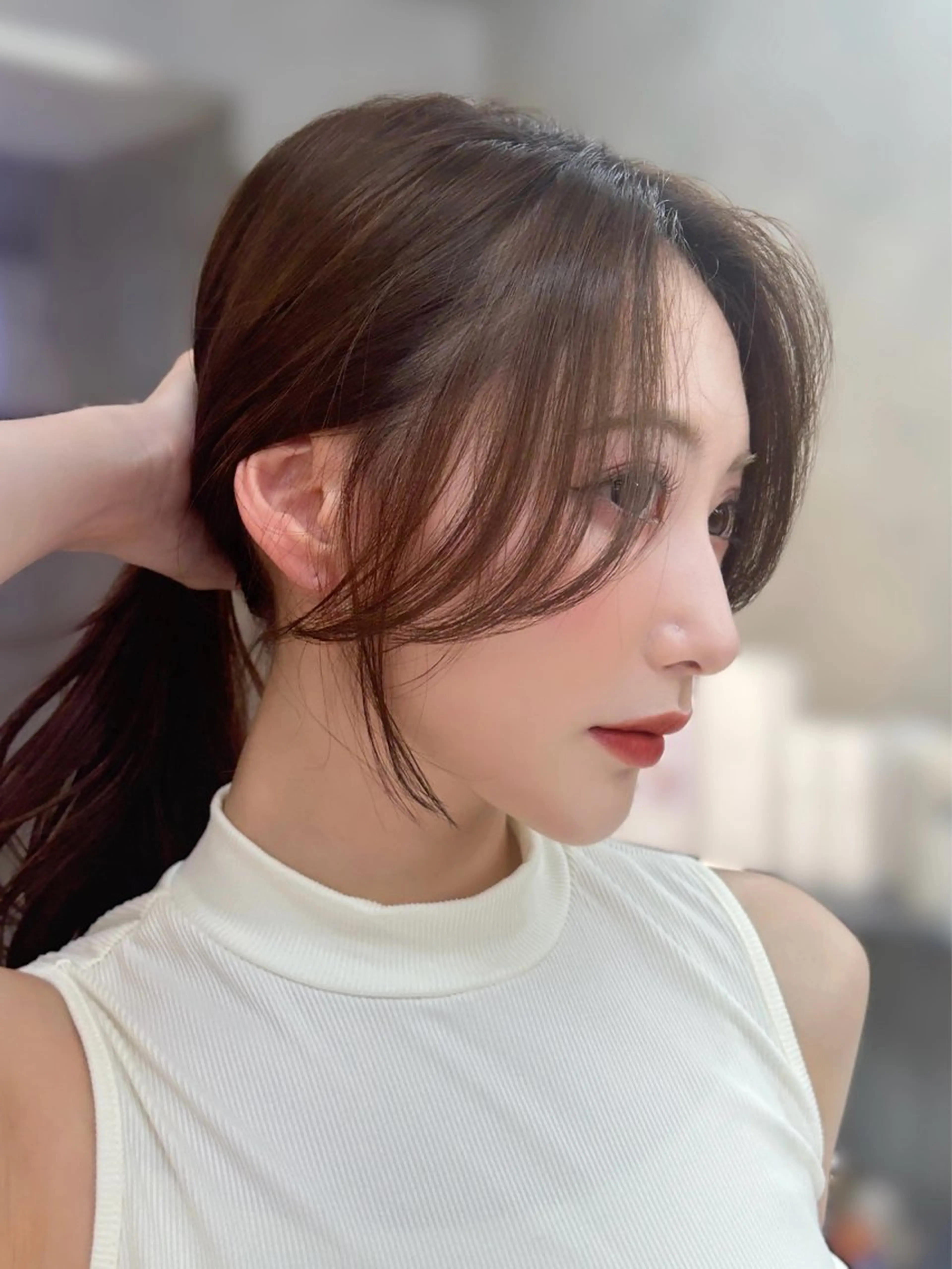 ロング レイヤー×ツヤカラー 渋谷/kougaのヘアスタイル