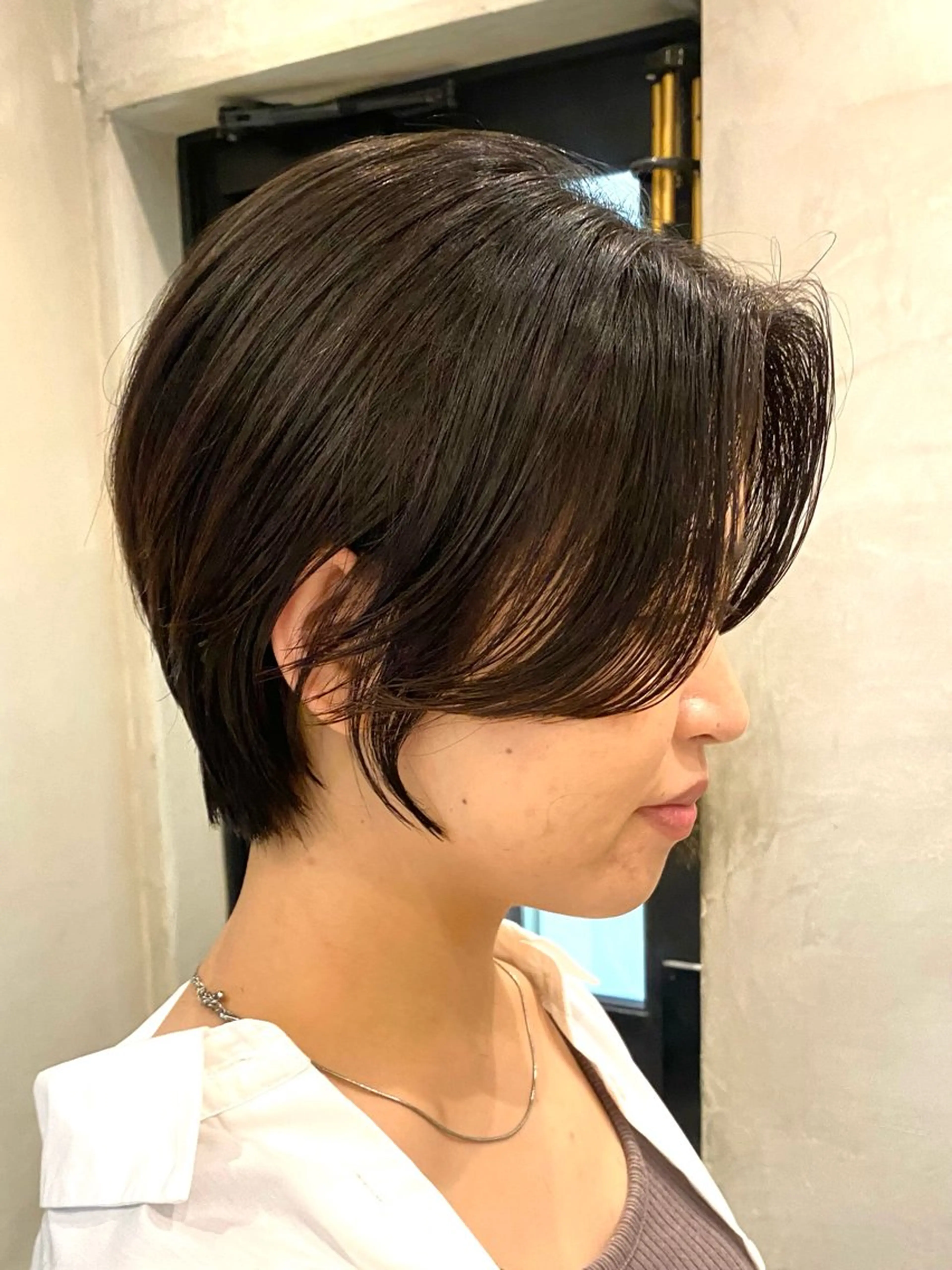 セミロング ヘアカラー トリートメント 顔周りcut・ご相談 ＝新宿しずく🇰🇷のヘアスタイル