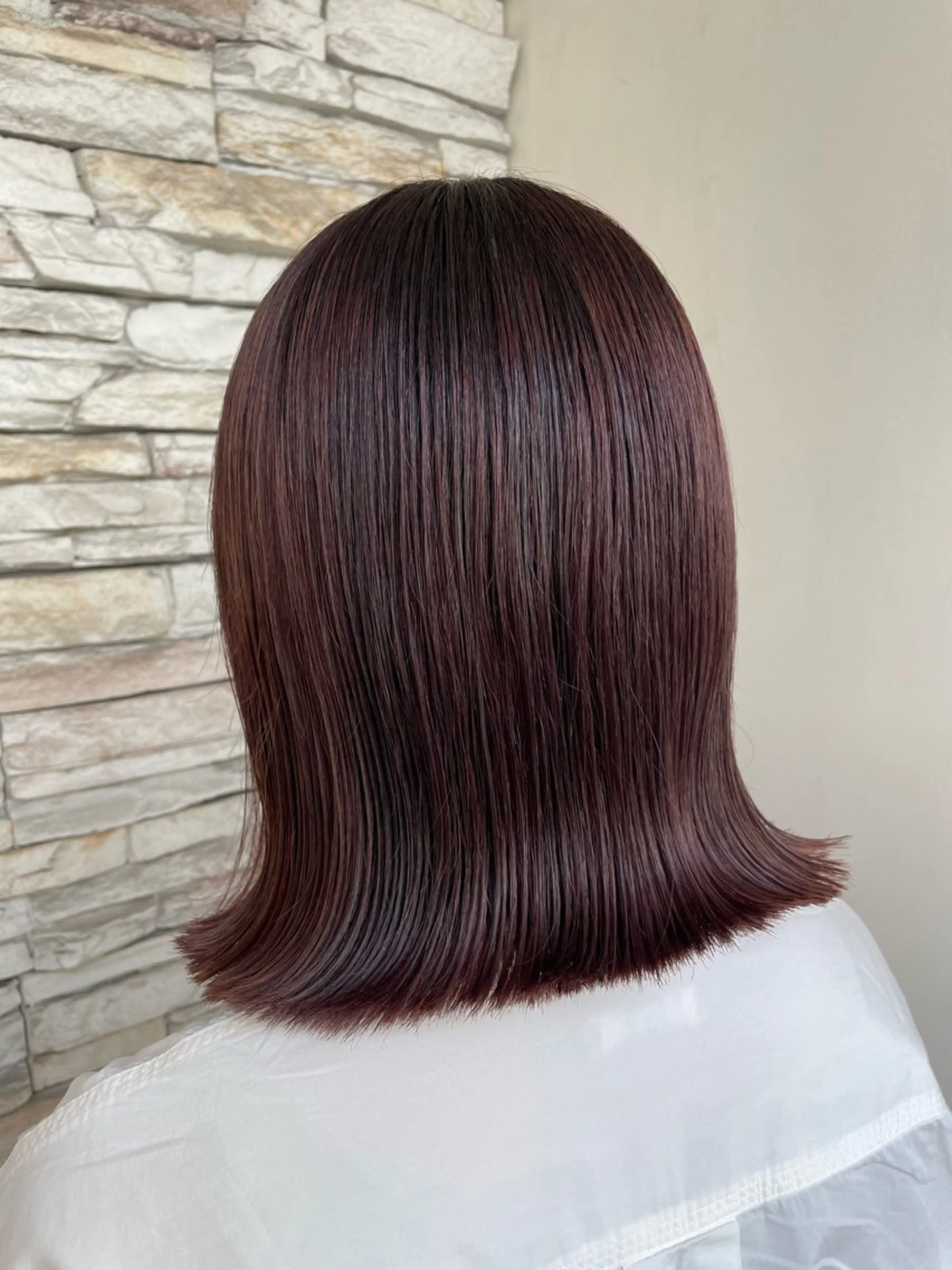 ミディアム カット ヘアカラー 🍒顔周り/レイヤー /韓国風/アリサ🍒のヘアスタイル