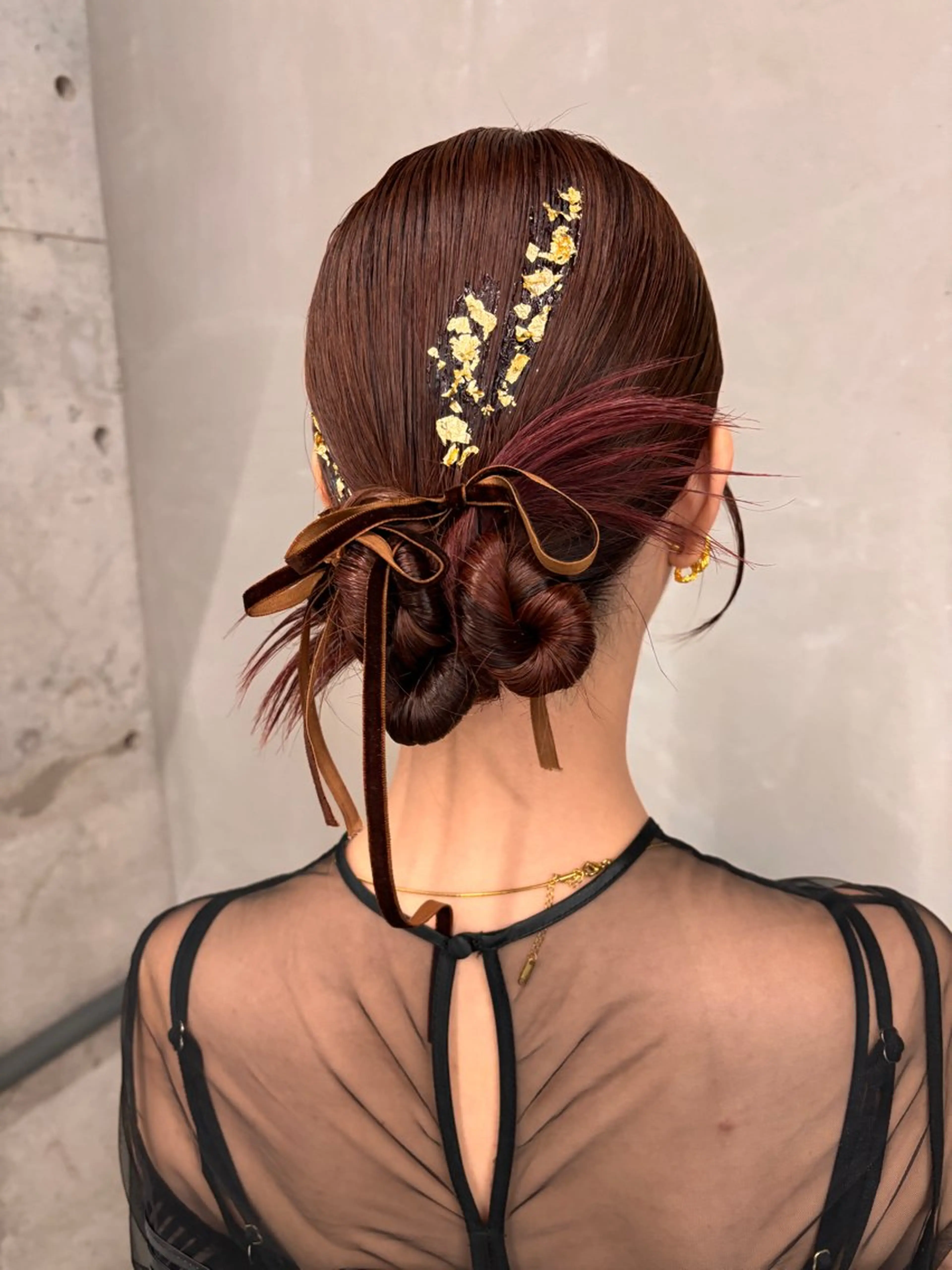 セミロング ヘアアレンジ ヘアセット yuuna/ ハッシュカット🎀のヘアスタイル