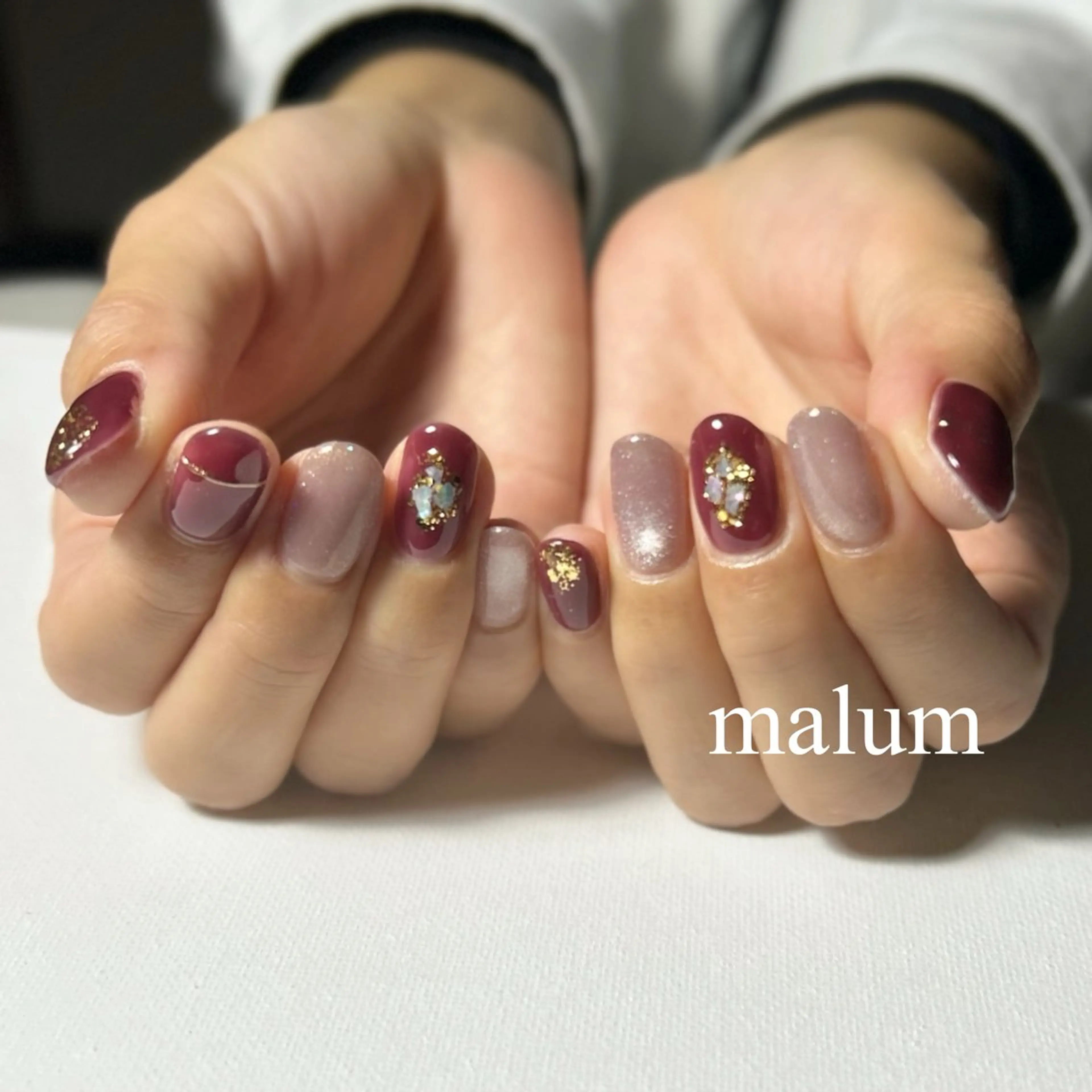 ネイル ハンドネイル malum nailのネイルデザイン