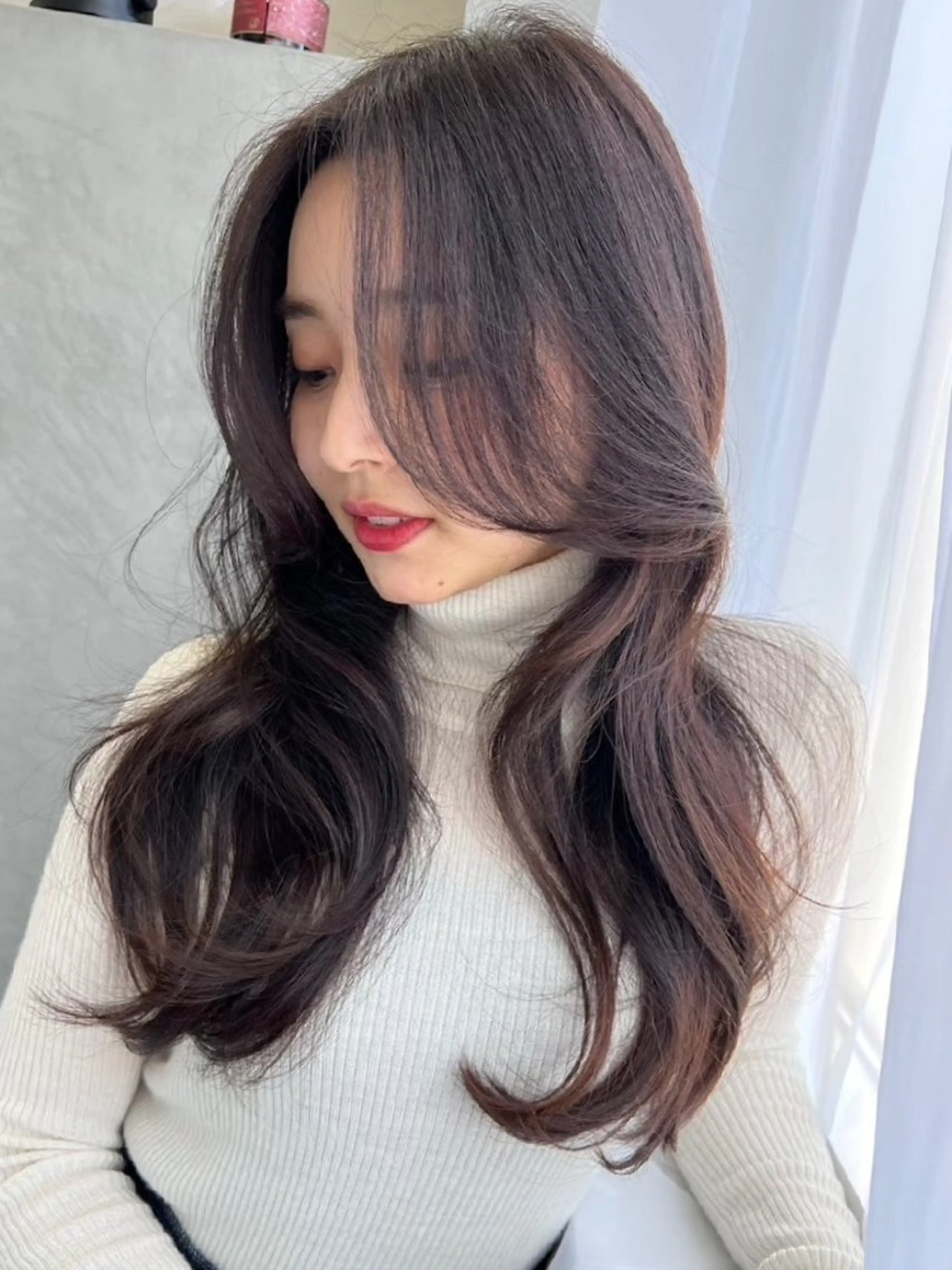 カラー グレージュ ヘアカラー トリートメント SOYON豊田市駅店所属・髪質改善/ 上村旺武のヘアスタイル