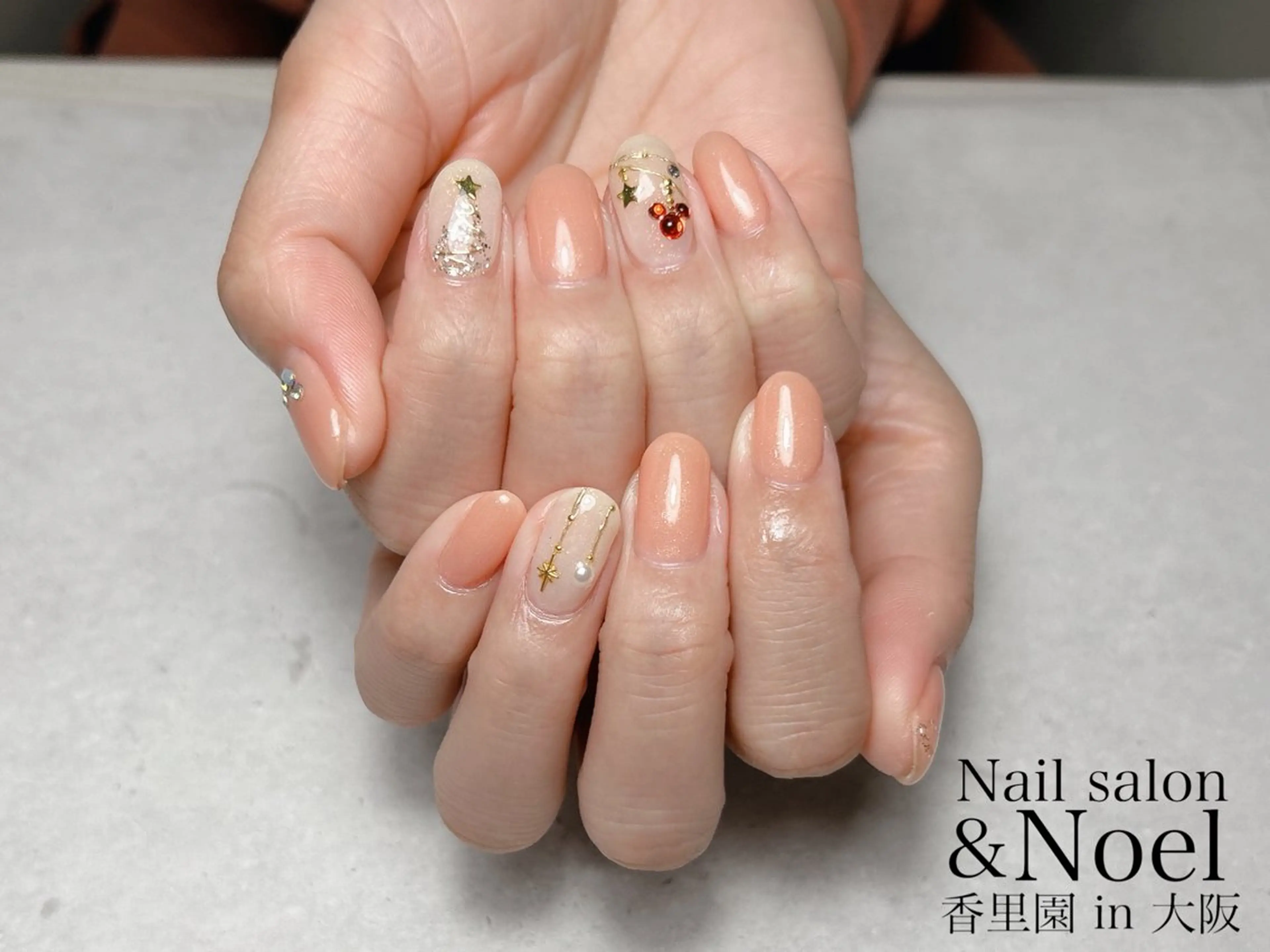 ネイル ハンドネイル Nailsalon  &Noel所属・もも 🍑のネイルデザイン