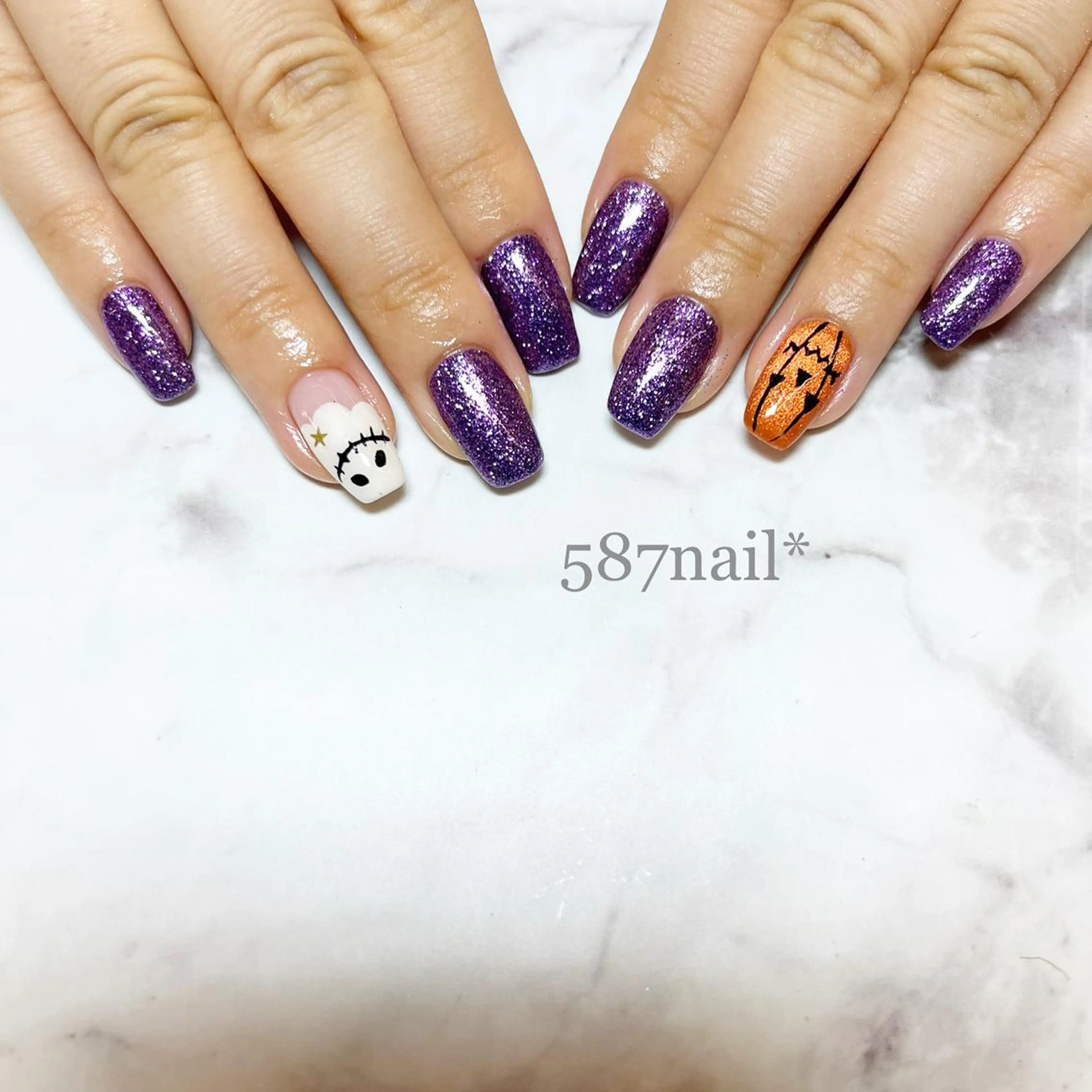 ネイル 持ち込み 587nail *のネイルデザイン