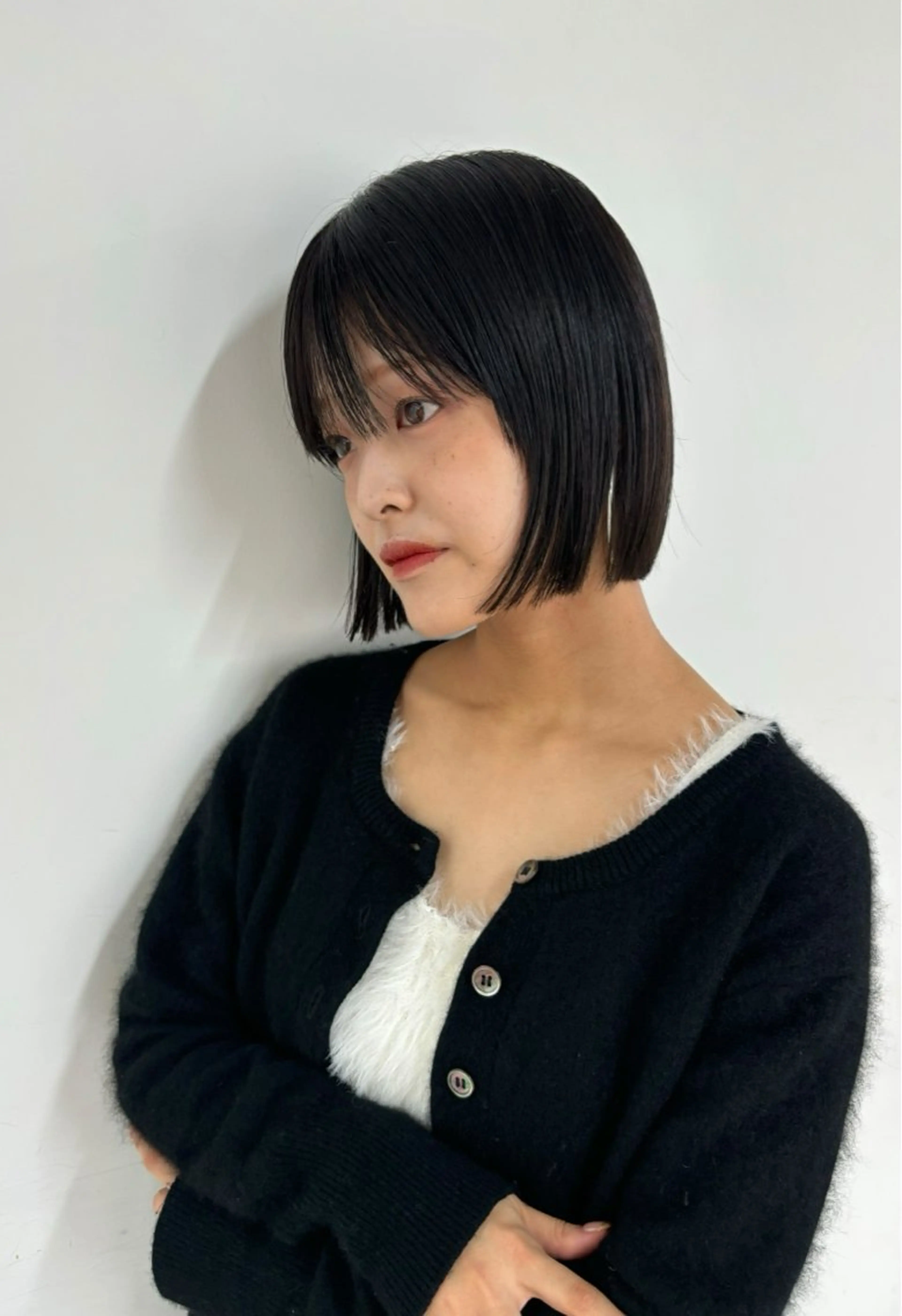 ショート カラー ボブ 林　蓮／レイヤー /透明感カラーのヘアスタイル