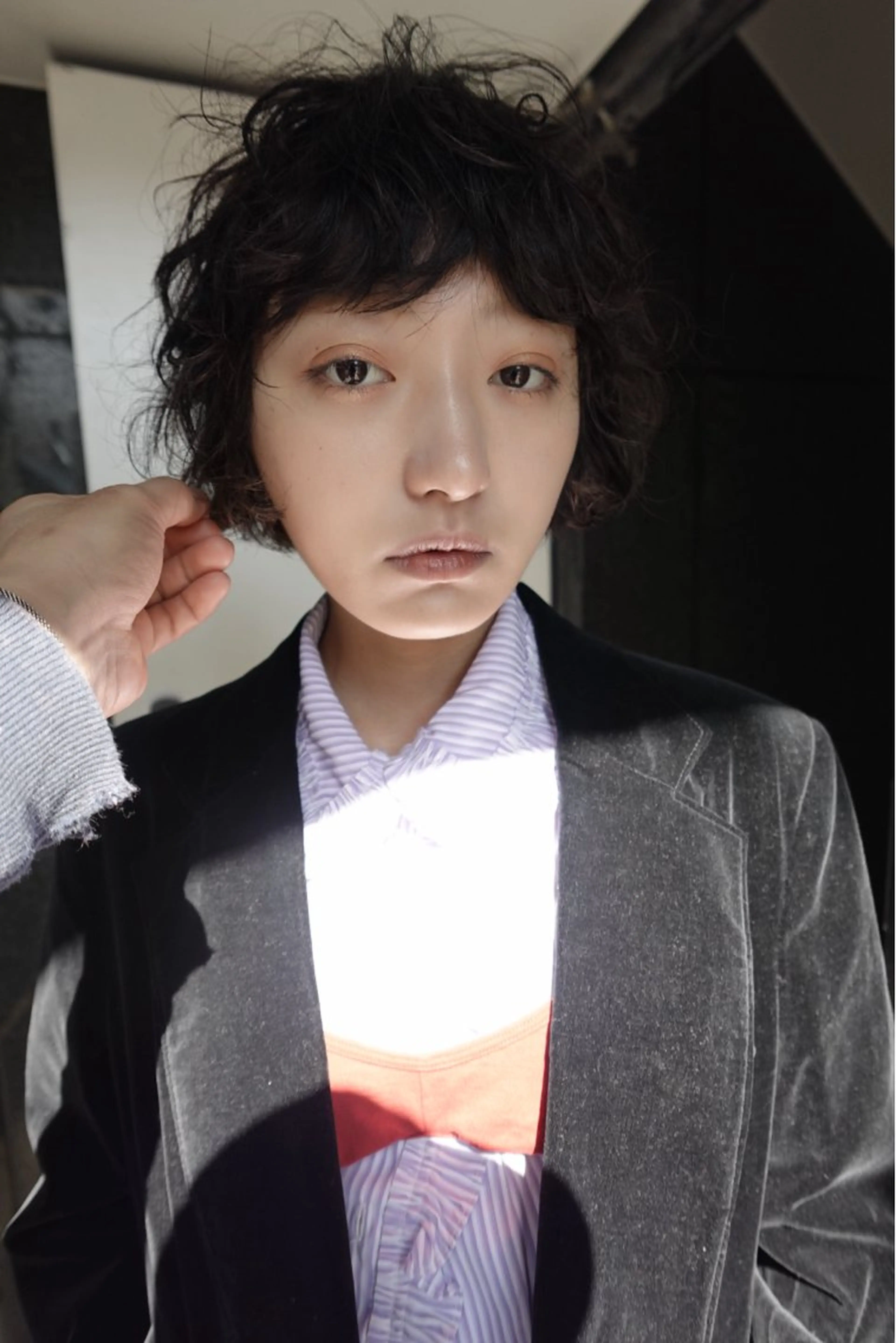 ミディアム カット パーマ トリートメント 🍁ボブパーマ.ドラ イパーマ🍁陸来のヘアスタイル