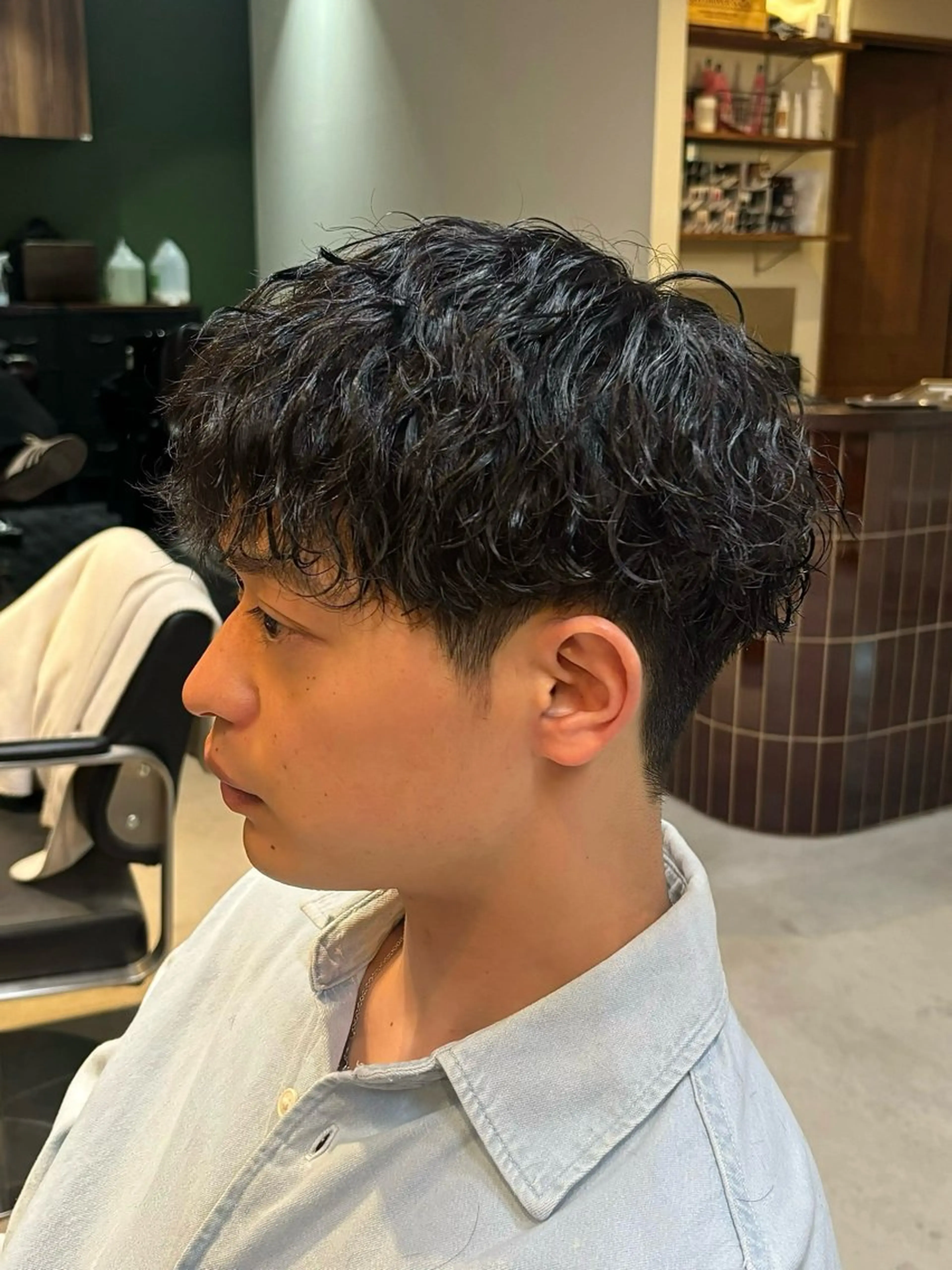 パーマ カット パーマ kota 【波巻き／シャドウ】のヘアスタイル